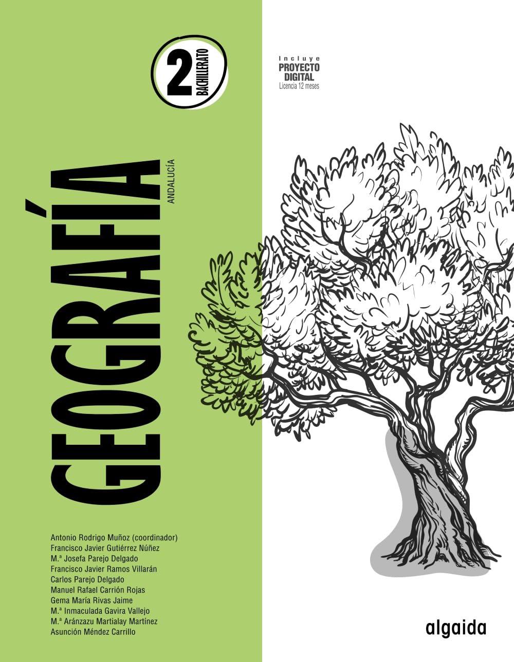 Libro: Geografía 2º Bachillerato (Proyecto Algaida LOMLOE)