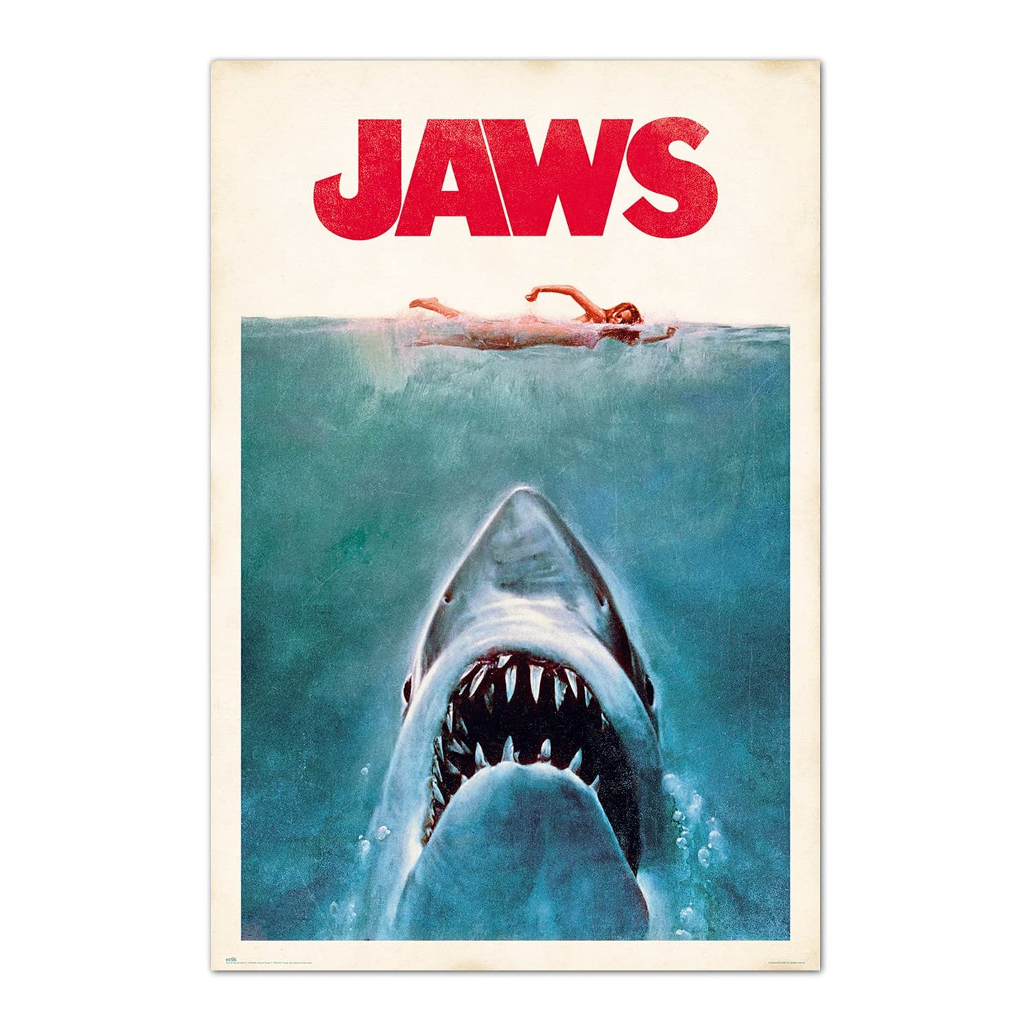 Libro: Grupo Erik Official Jaws Poster - 35.8 x 24.2 inches / 91 x 61.5 cm - Shipped Rolled Up - Cool Posters - Art Poster - Posters & Prints - Wall Posters