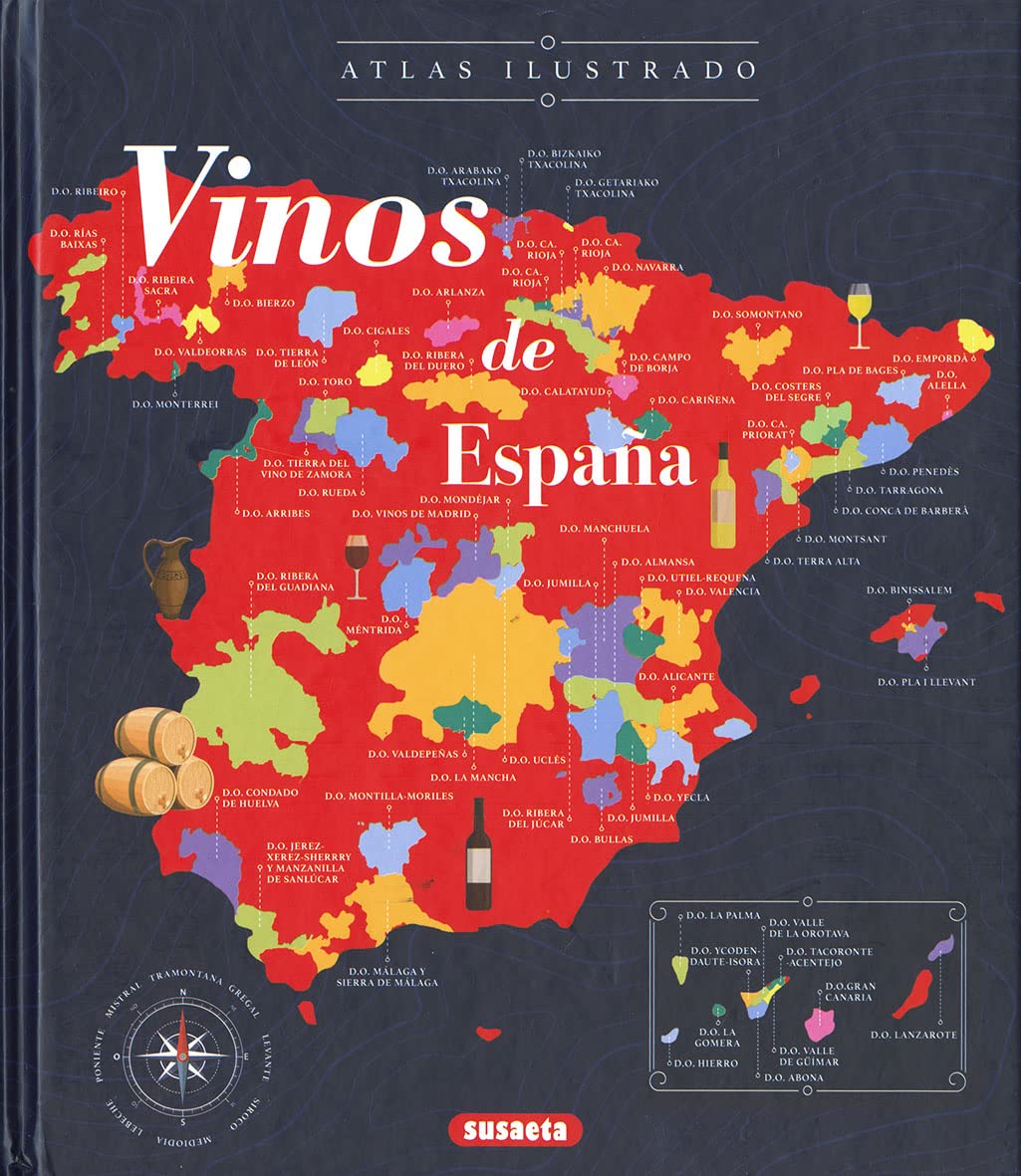 Libro: Vinos de España (Atlas Ilustrado)