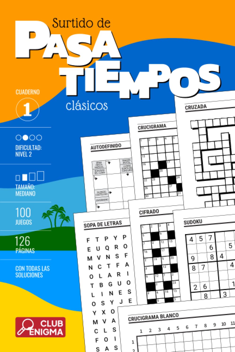 Libro: Surtido de pasatiempos clásicos - Cuaderno 1 (Spanish Edition)