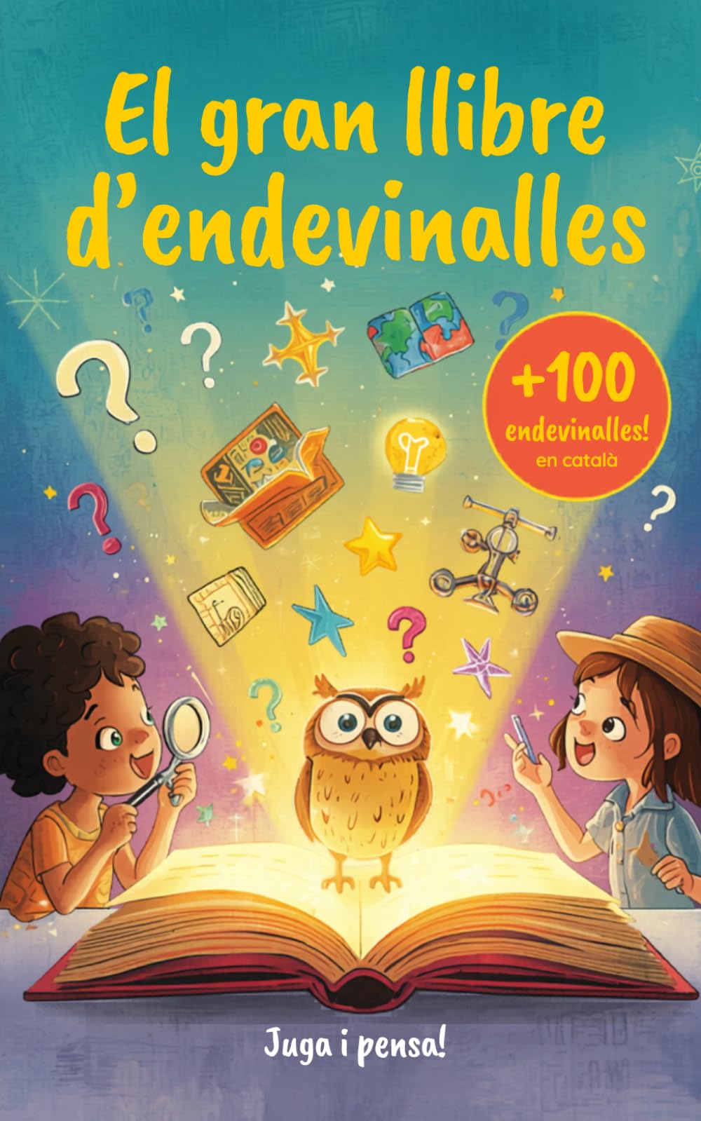 Libro: El gran llibre d'endevinalles: Jocs de pensar per a nens i nenes de 5 a 8 anys – Ideal per casa i escola (en català) (Catalan Edition)