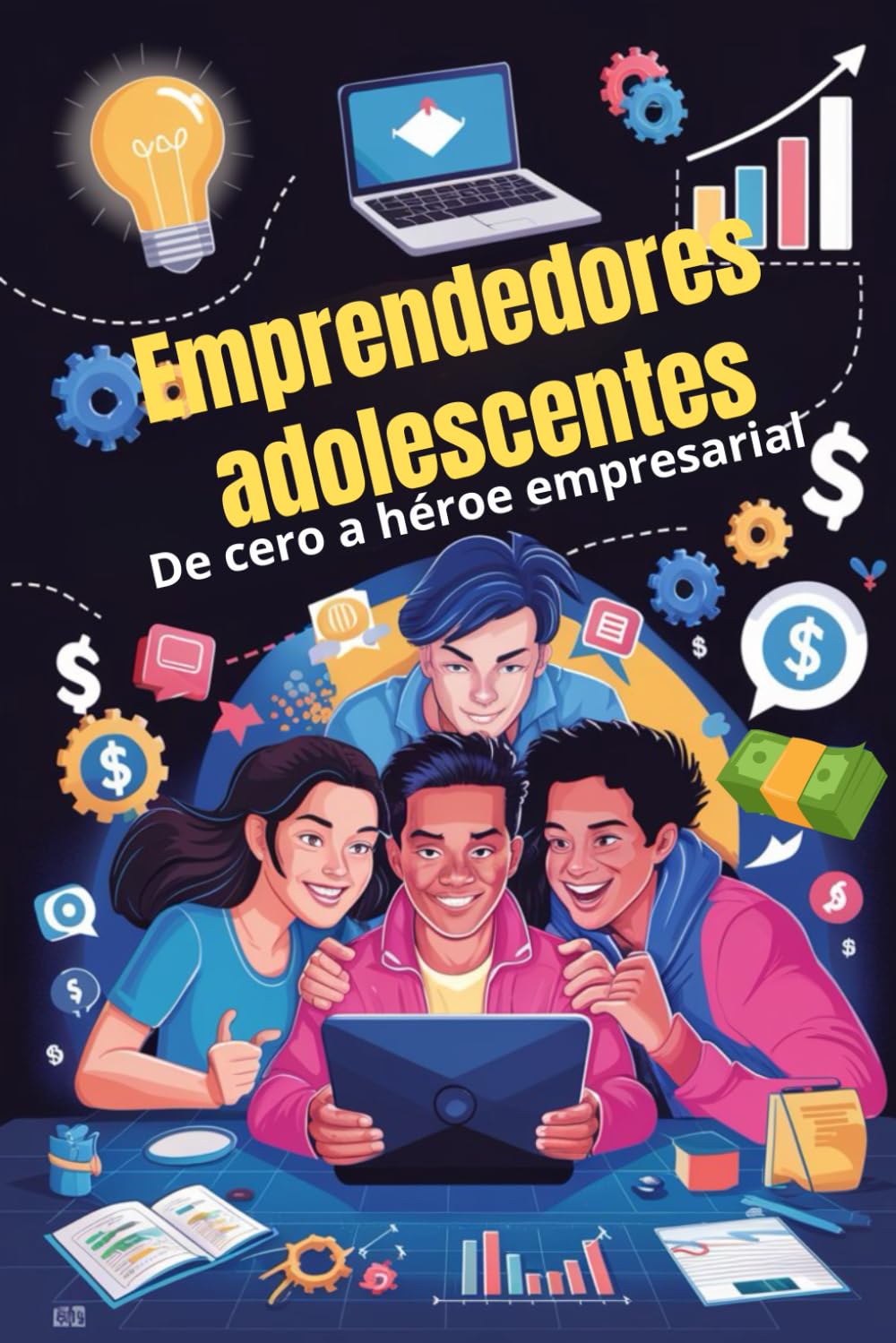Libro: Emprendedores adolescentes De cero a héroe empresarial: Domine las habilidades empresariales, la educación financiera y las estrategias de marketing (Spanish Edition)