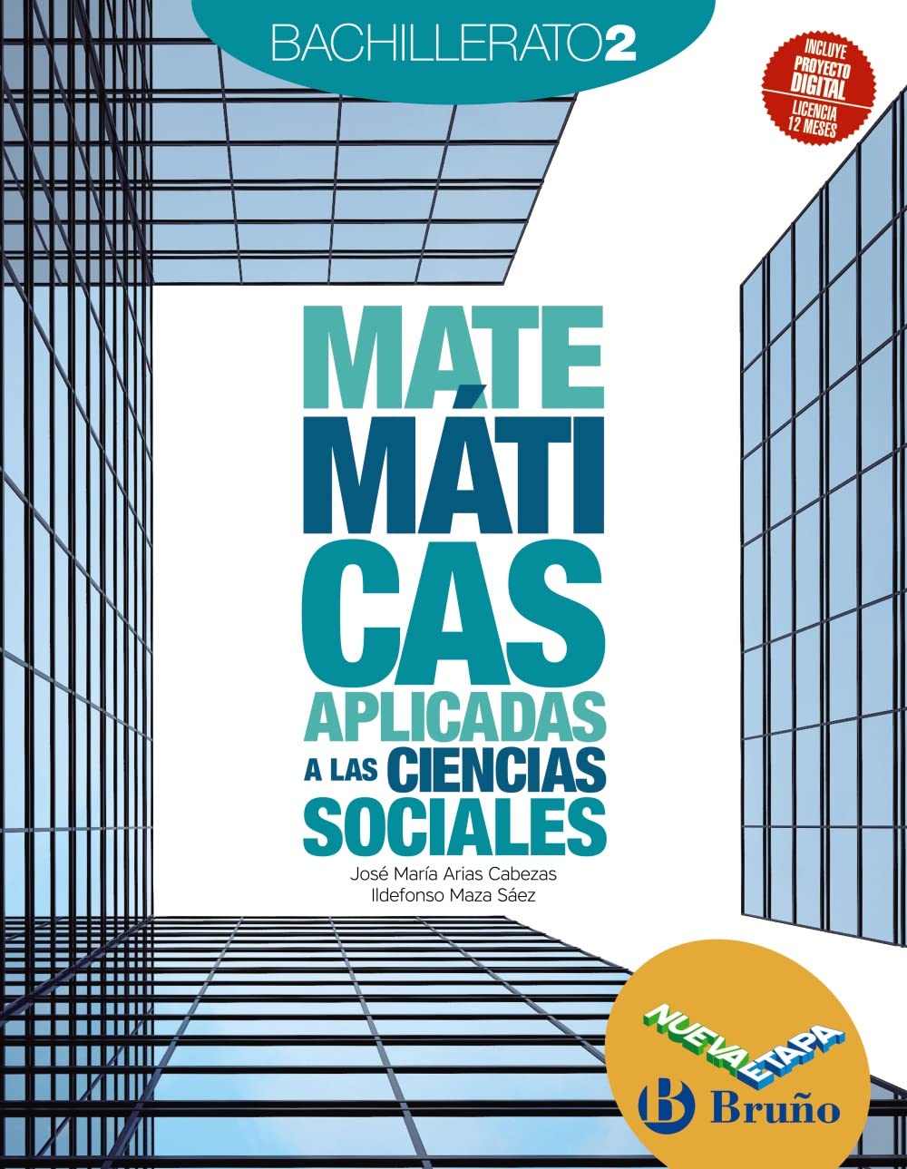 Libro: Matemáticas aplicadas a las Ciencias Sociales 2 Bachillerato Nueva etapa Bruño