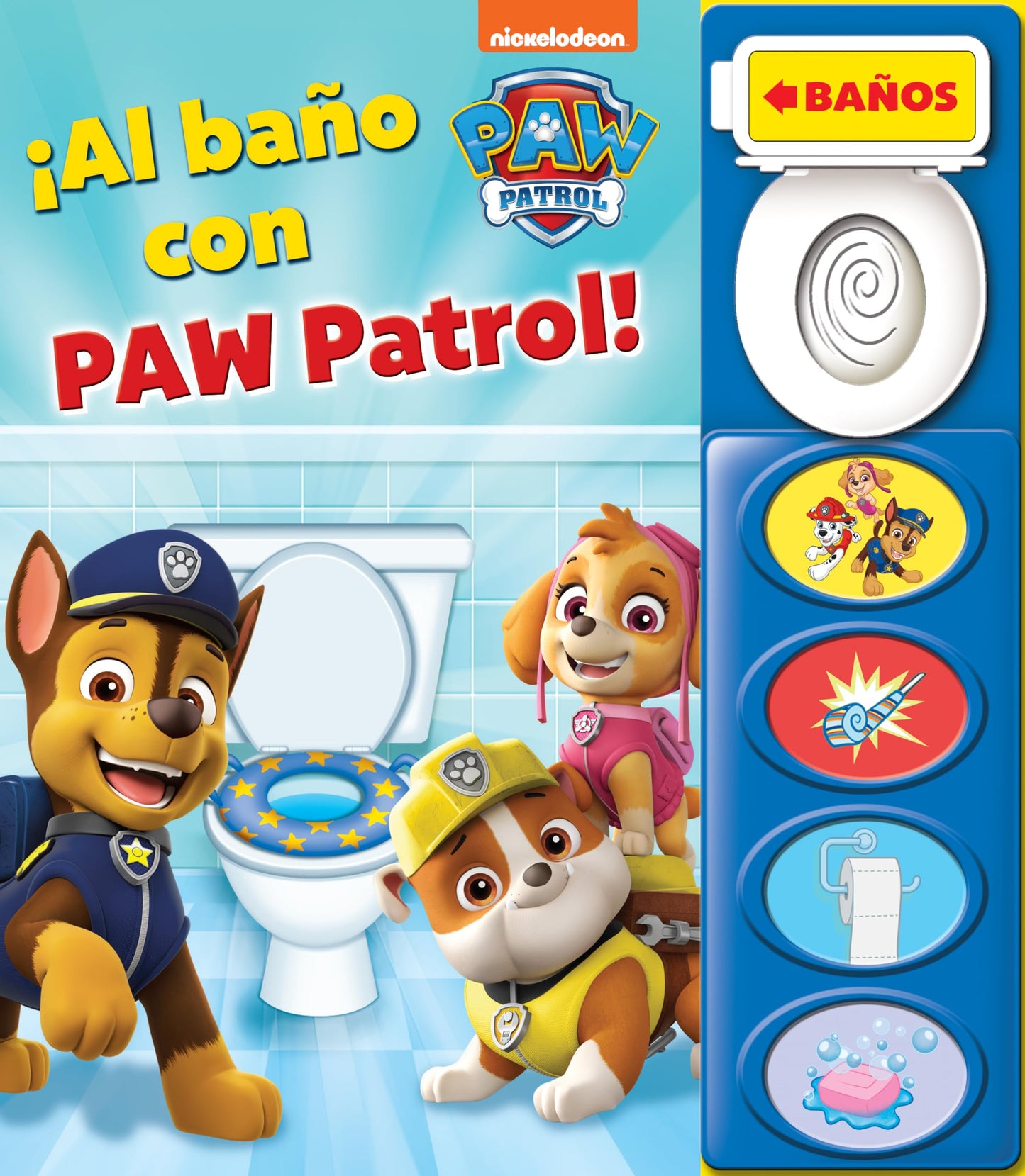 Libro: AL BAÑO CON PAW PATROL. PATRULLA CANINA (LITTLE SOUND BOOK)