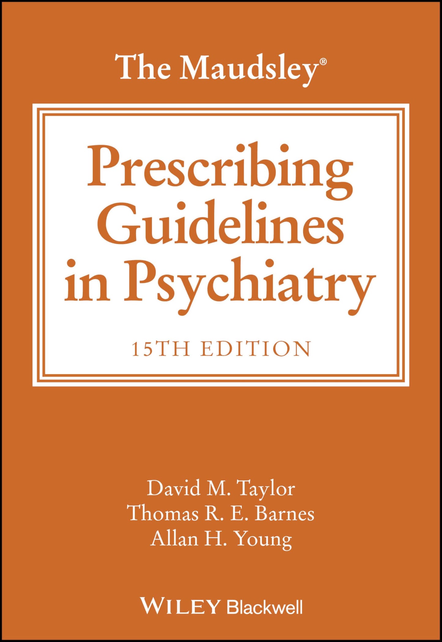 Libro: The Maudsley Prescribing Guidelines in Psychiatry
