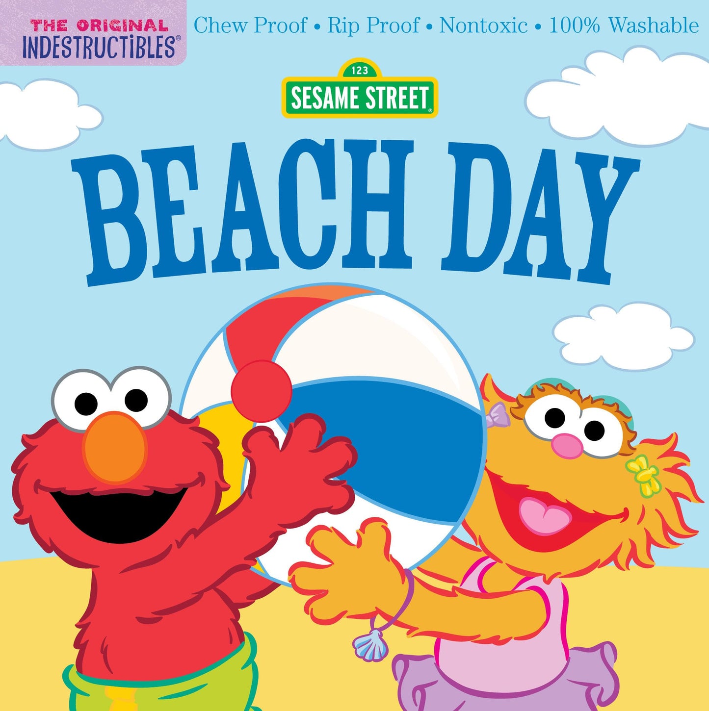 Libro: Indestructibles (The Original): Sesame Street: Beach Day: Chew Proof · Rip Proof · Nontoxic · 100% Washable (Book for Babies, Newborn Books, Safe to Chew)