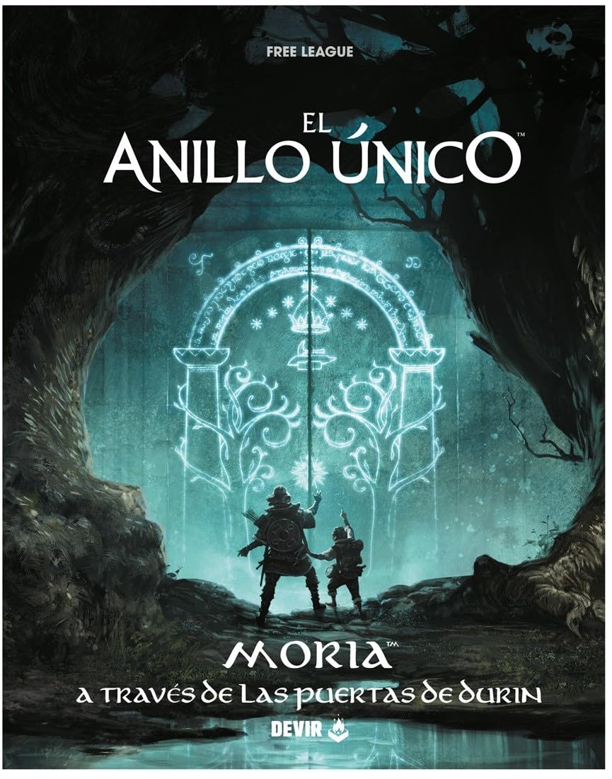 Libro: Devir - El Anillo Único 2ed, Moria a Través de las Puertas de Durin, Juego de Rol, Manual de Rol, Juego de Rol del Señor de los Anillos con Amigos y Entretenido, a Partir de 12 años (AU2MORIASP)