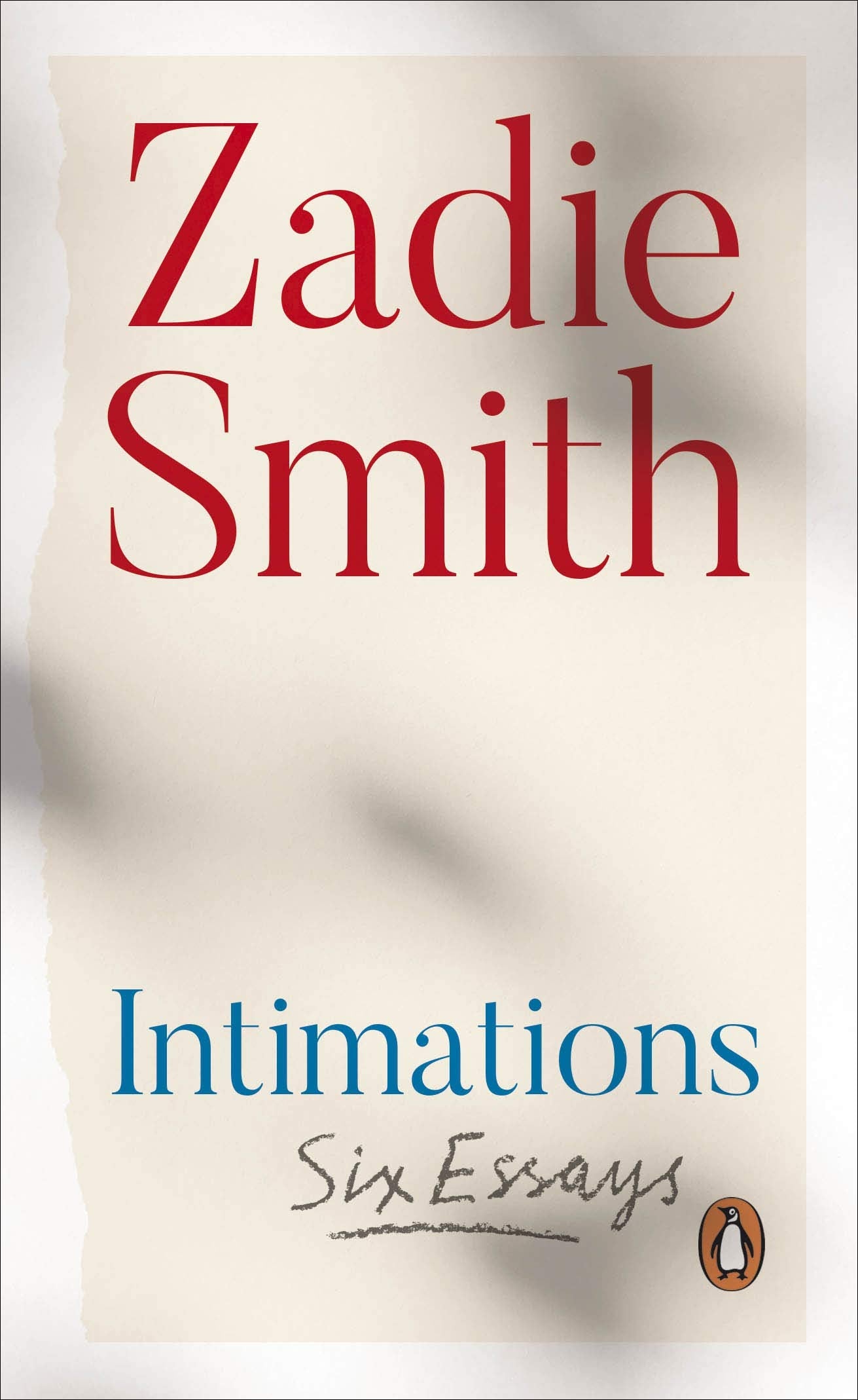 Libro: Zadie Smith Intimations /anglais