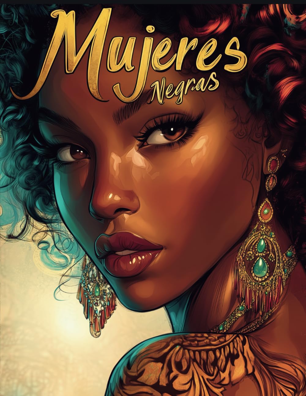 Libro: Mujeres Negras: Libro para colorear de retratos inspiradores para adultos y adolescentes (Spanish Edition)