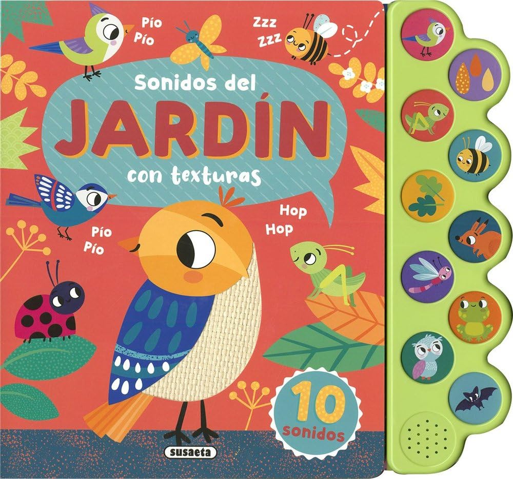 Libro: Sonidos del jardín (Libro para tocar y escuchar)