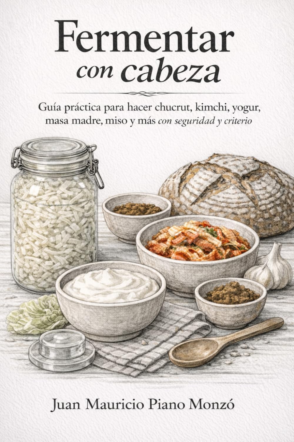 Libro: Fermentar con cabeza: Guía práctica para hacer chucrut, kimchi, yogur, masa madre, miso y más con seguridad y criterio (Spanish Edition)