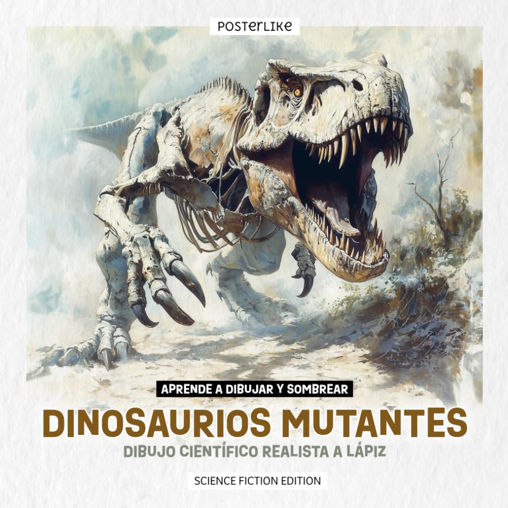 Libro: Aprende a Dibujar y Sombrear Dinosaurios Mutantes: Dibujo Científico Realista a Lápiz (Arte y Ciencia: Naturaleza Ilustrada) (Spanish Edition)