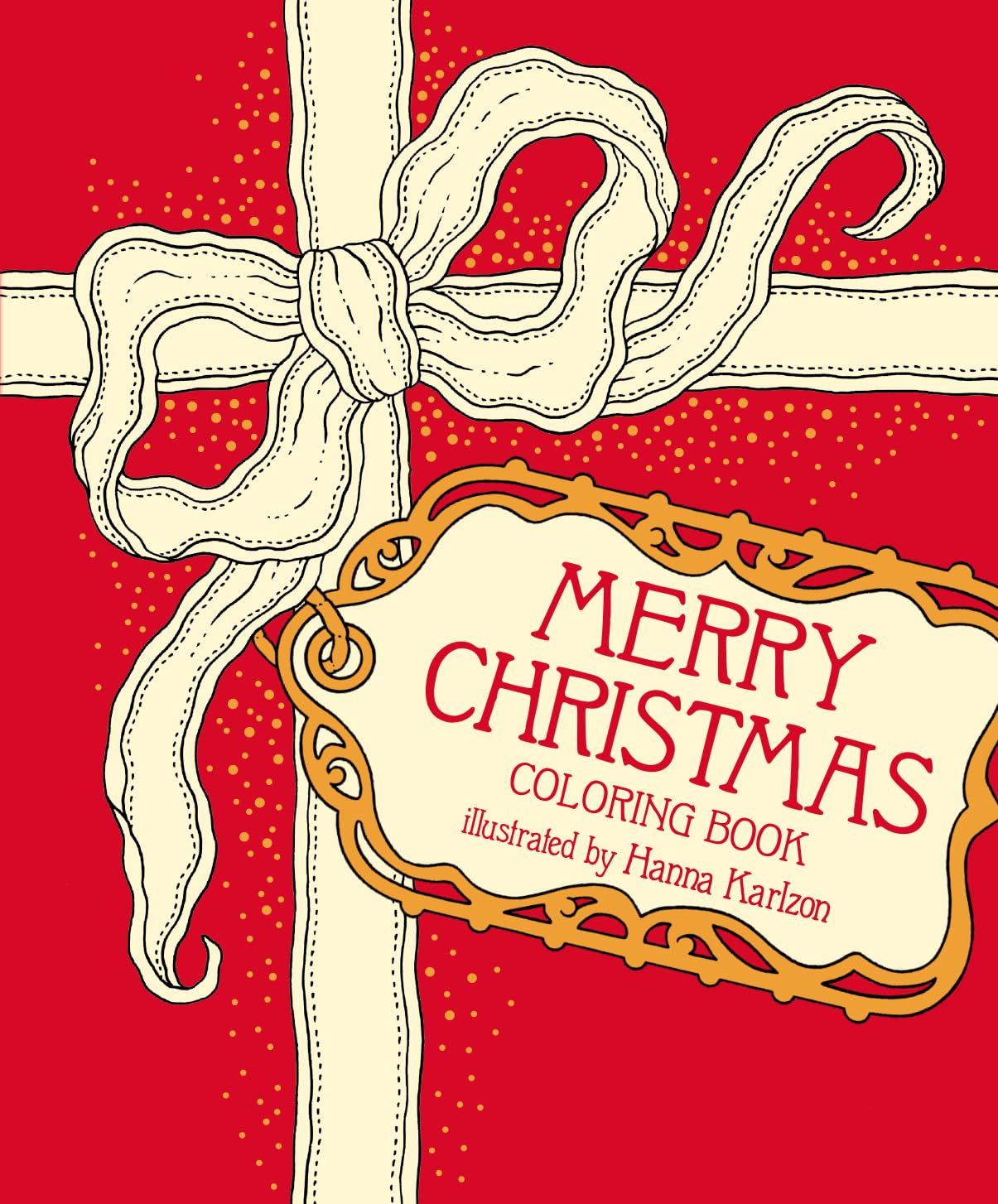 Libro: Merry Christmas Coloring Book: Hardcover adult coloring book featuring thick, high-quality paper