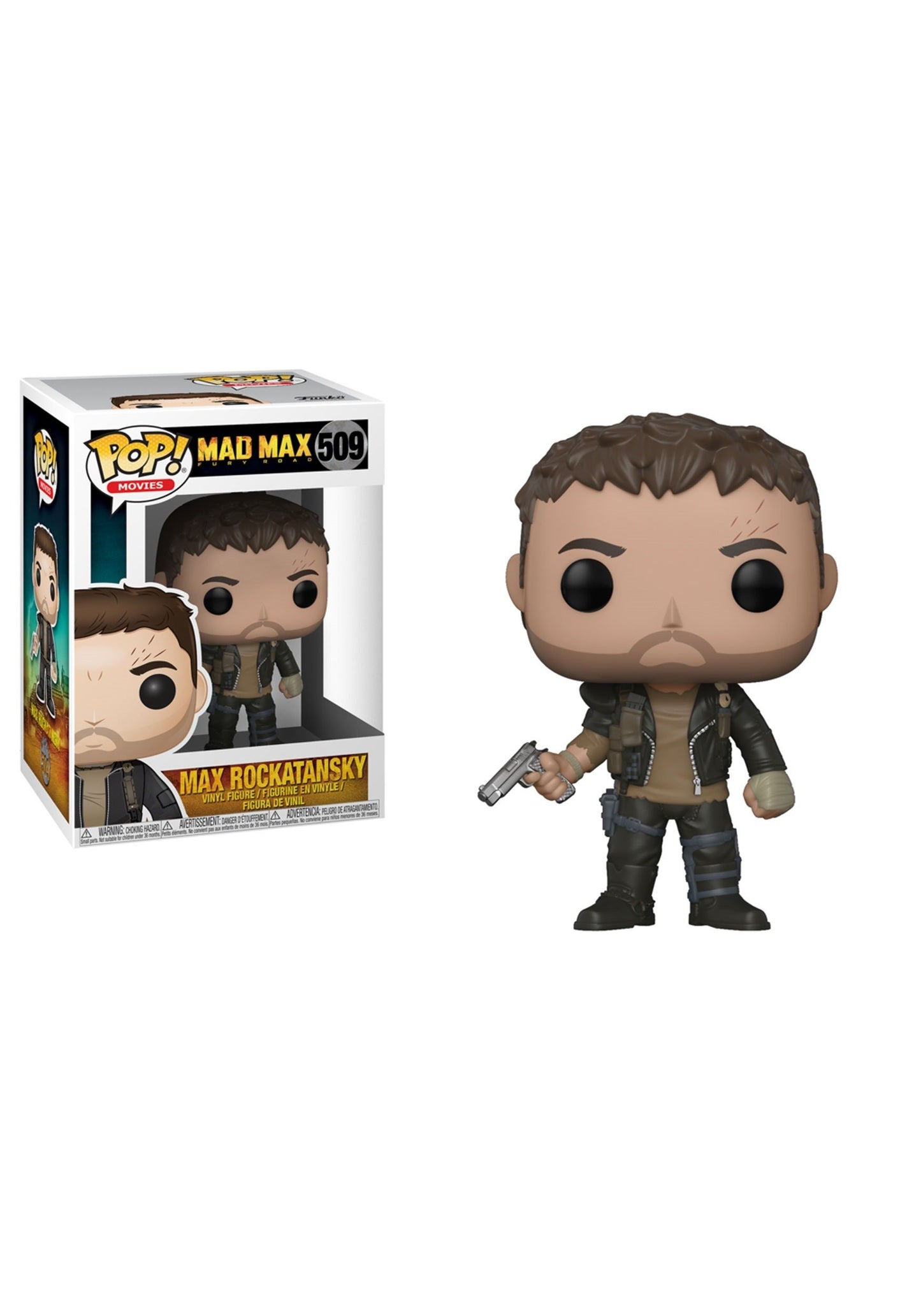 Funko Pop! Películas: Mad Max Fury Road Max with Gun Collectible Figura