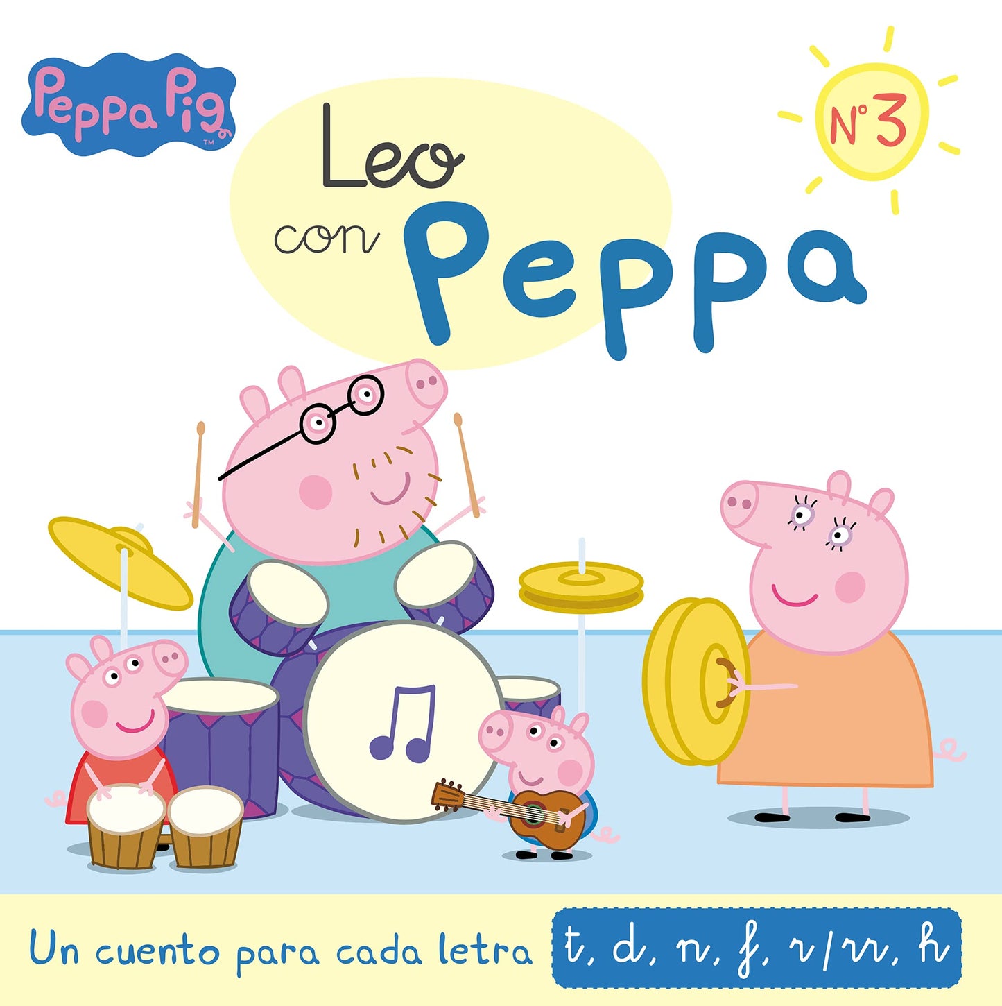 Peppa Pig. Lectoescritura - Leo con Peppa. Un cuento para cada letra: t, d, n, f, r/rr, h (Altea)