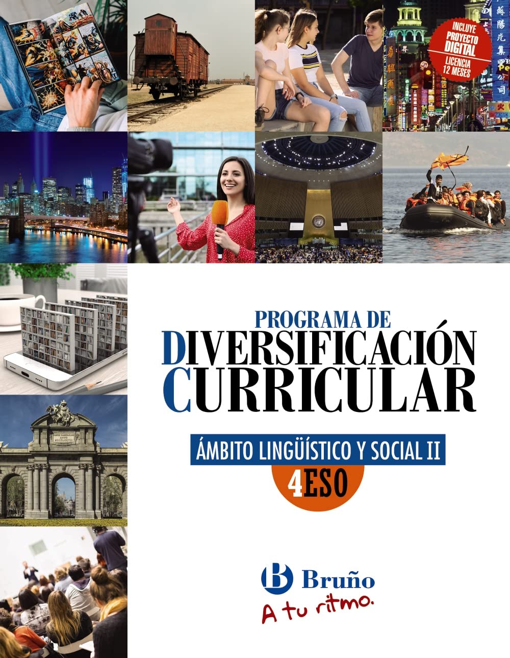Libro: Diversificación Curricular Ámbito Lingüístico y Social 4 ESO A tu ritmo