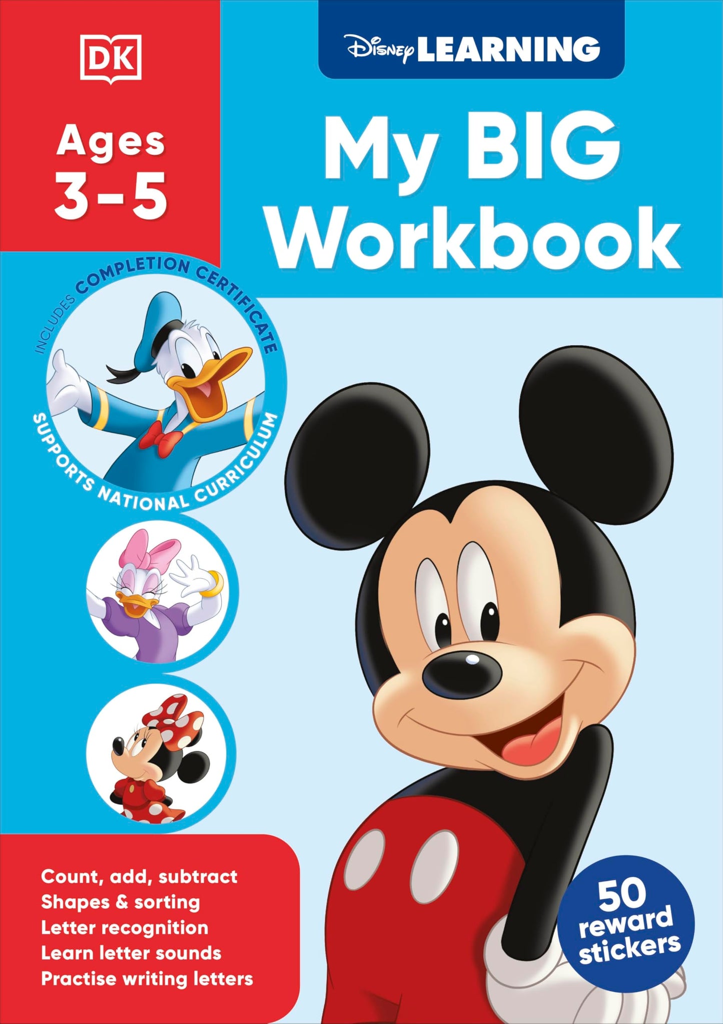 Libro: Disney Learning Big Workbook Ages 3-5