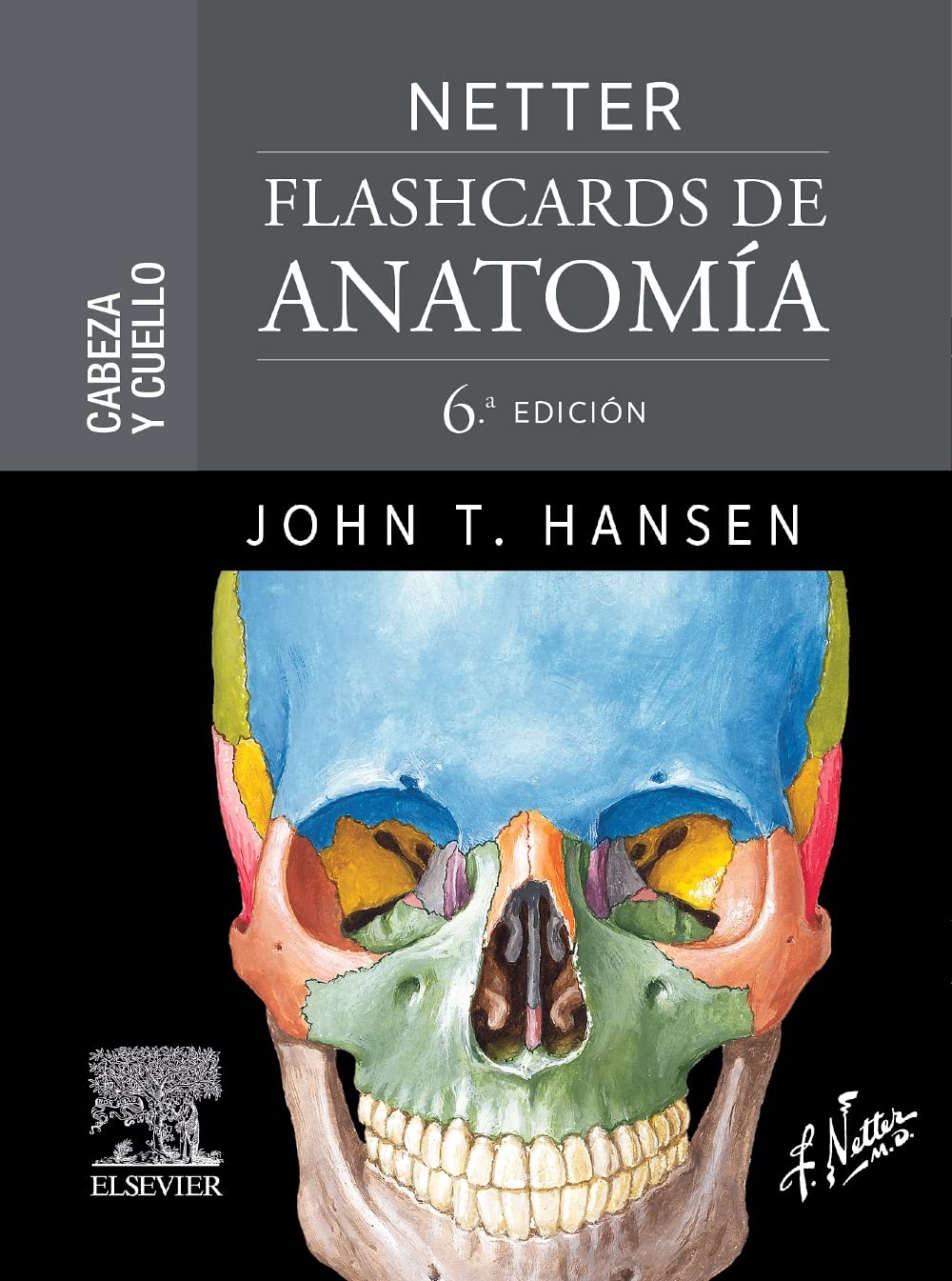 Libro: Netter. Flashcards de anatomía. Cabeza y cuello