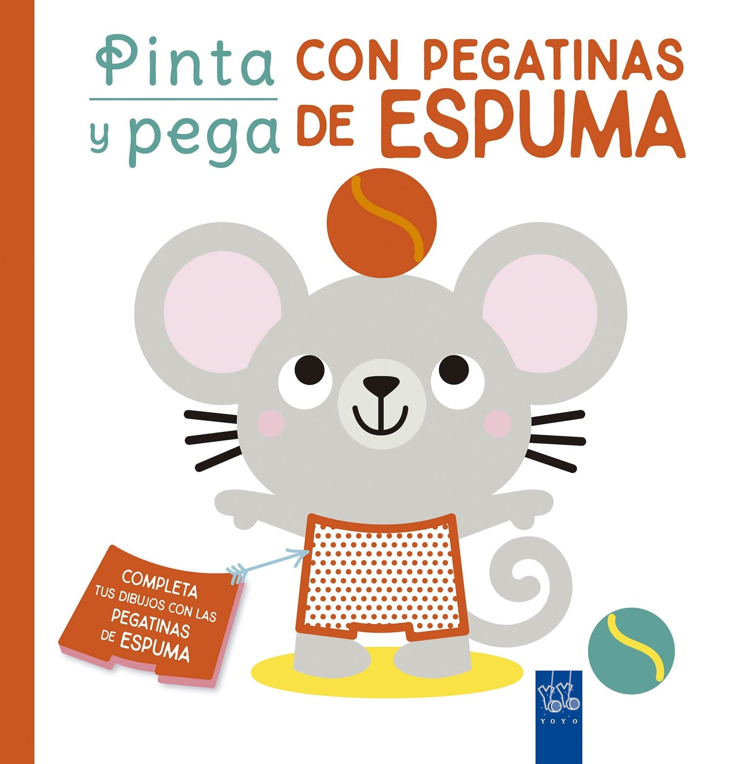 Libro: Pinta y pega con pegatinas de espuma. Rojo