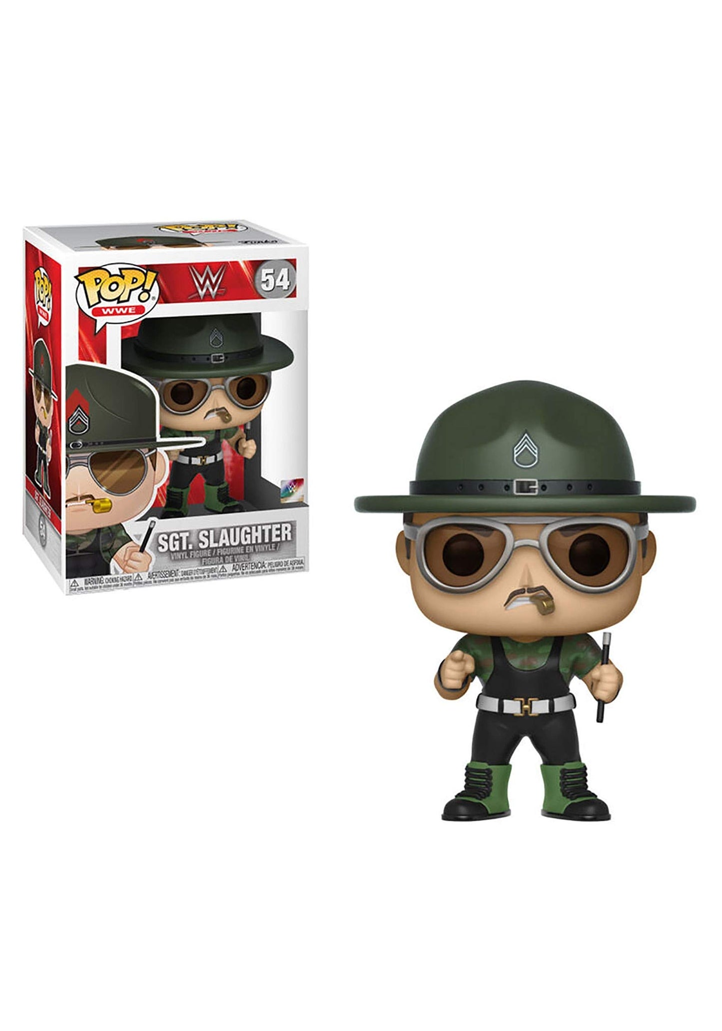 Funko POP We: We - SGT. Slaughter Collectible Figura, Multicolor,30988
