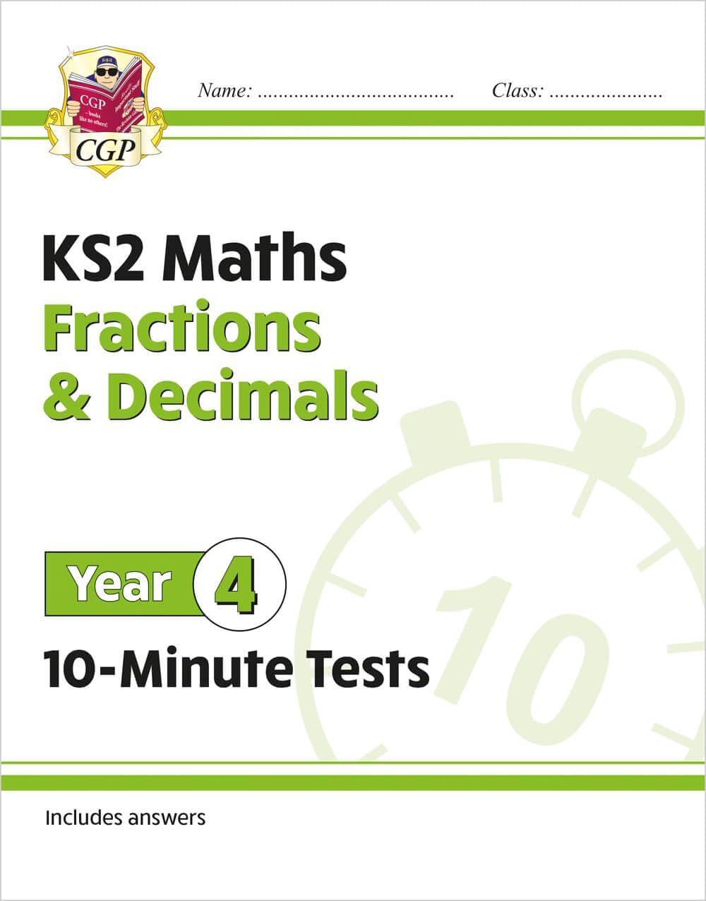 Libro: New KS2 Maths 10-Minute Tests: Fractions & Decimals - Year 4: ideal for catch-up and learning at home (CGP KS2 Maths)