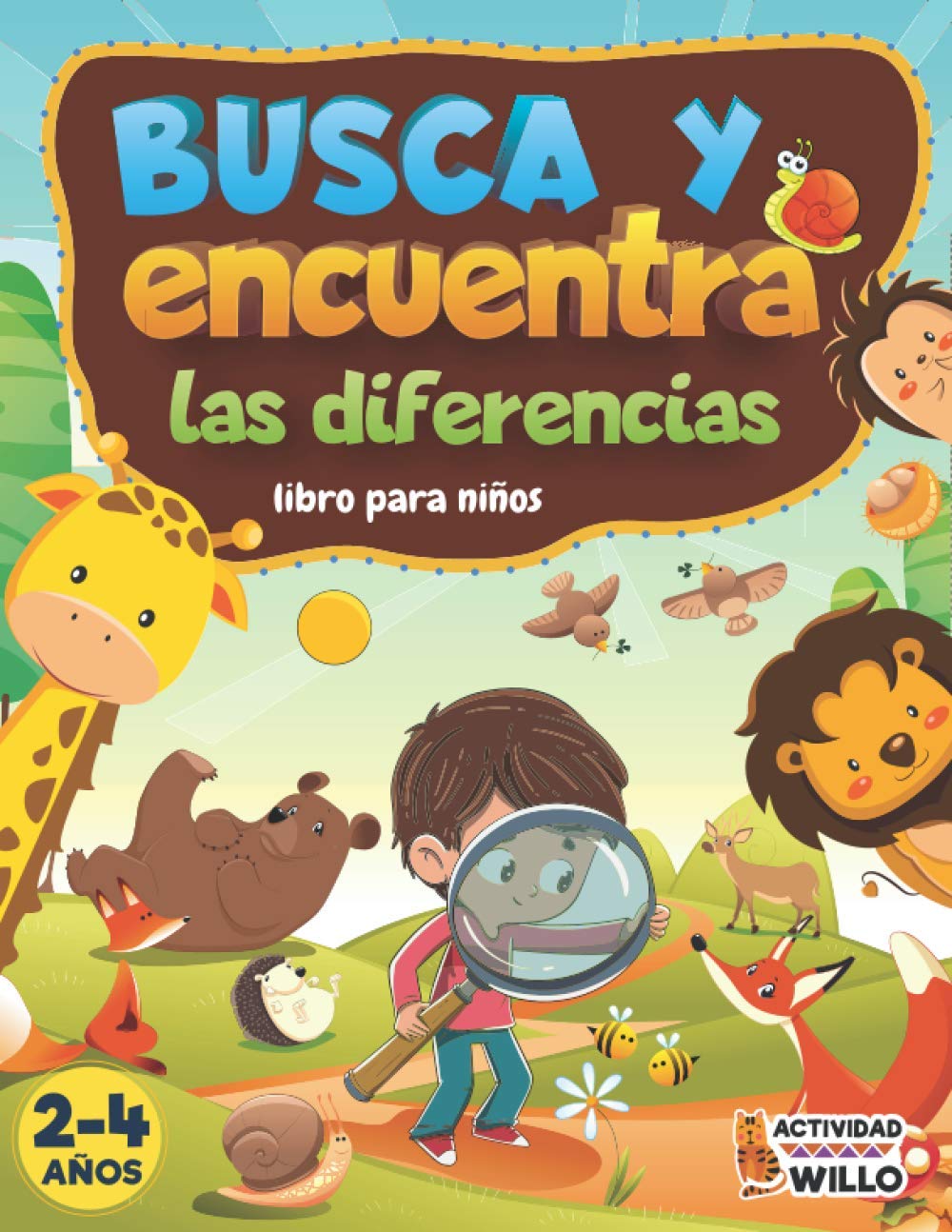 Libro: Busca y Encuentra libros niños 2-4 años: Busca y Encuentra las Diferencias, Busca y encuentra para los mas pequeños, Busca y encuentra animales, ... (¡Mis Grandes Retos de Busca y Encuentra!)