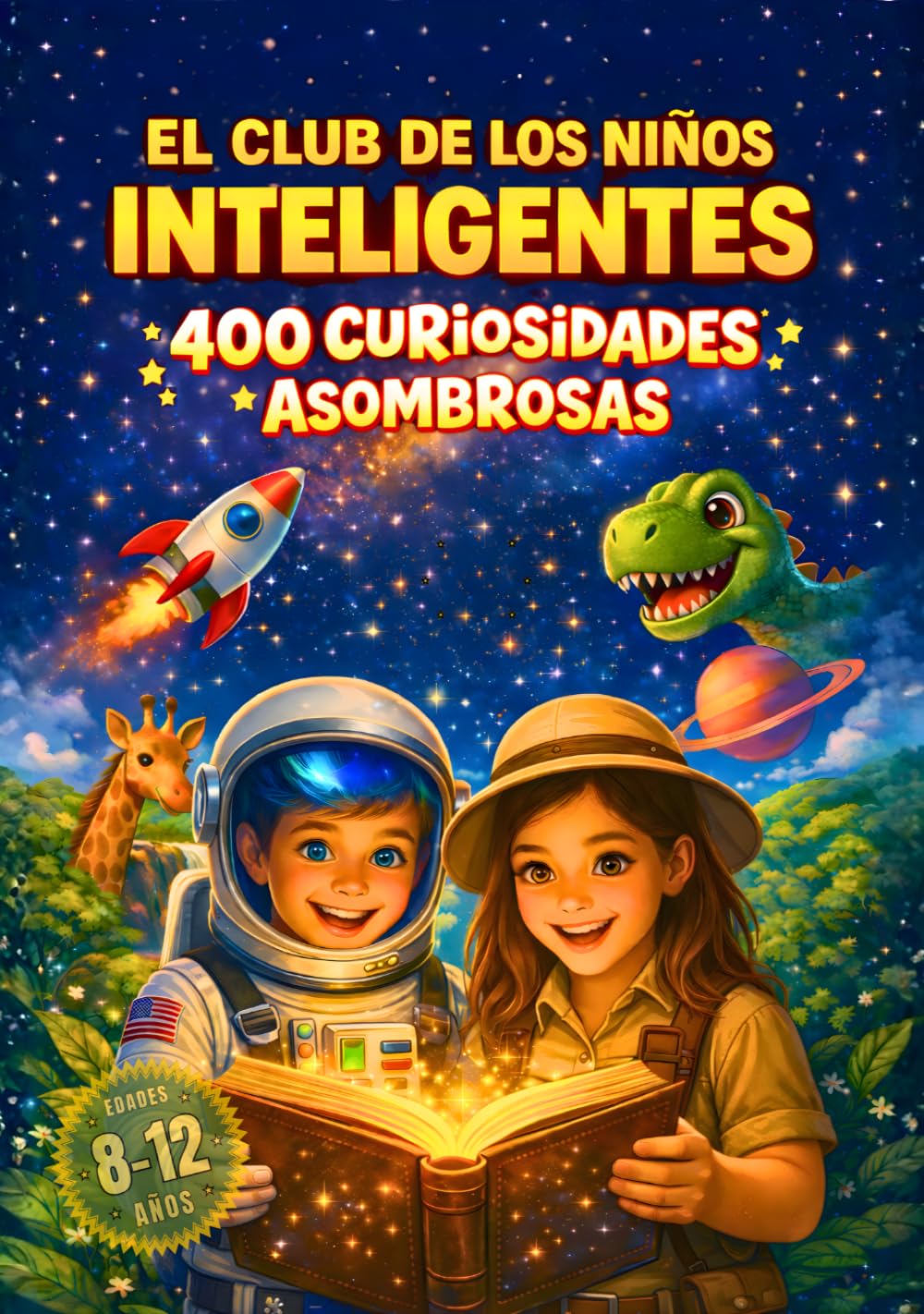 Libro: El Club de los Niños Inteligentes – 400 Asombrosas Curiosidades para Niños de 8 a 12 Años: Descubre datos increíbles sobre animales, ciencia, ... cómics y mucho mucho más... (Spanish Edition)