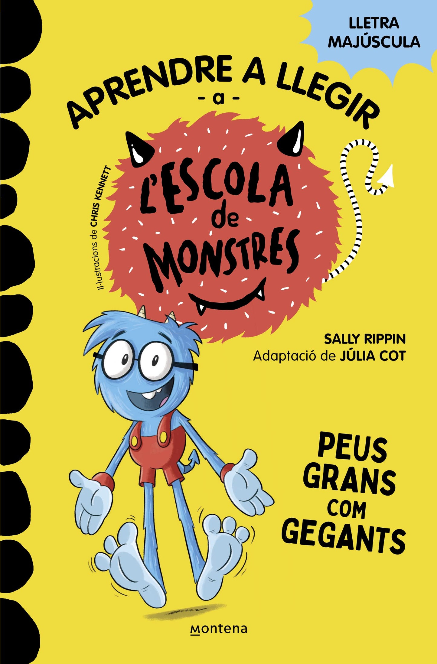 Libro: Aprendre a llegir a l'Escola de Monstres 4 - Peus grans com gegants: Amb lletra MAJÚSCULA (llibres per a nens a partir de 5 anys)