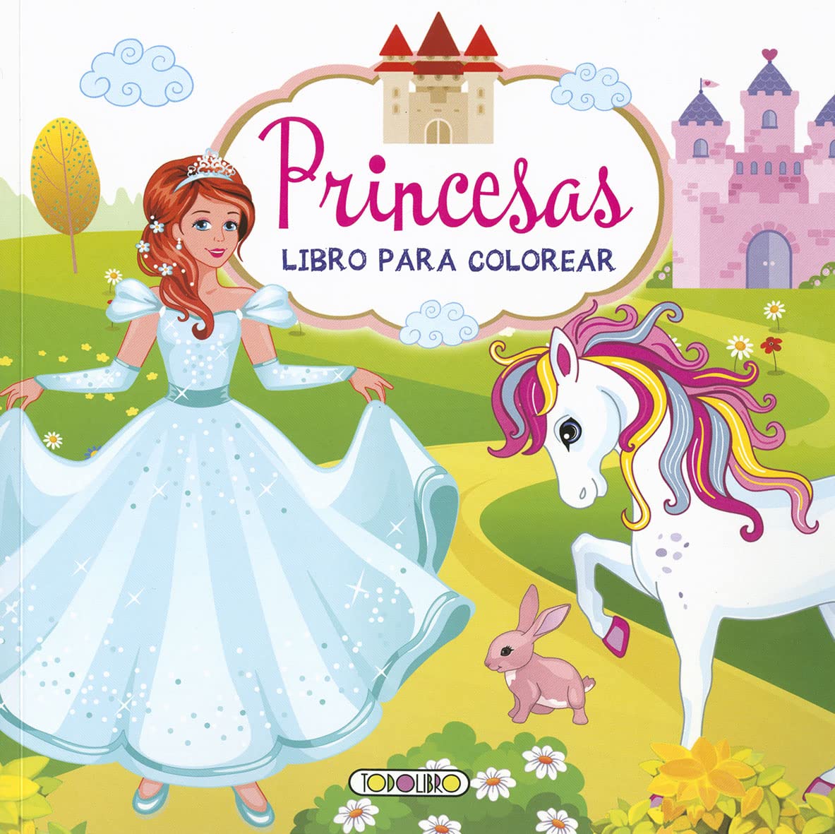 Libro: Princesas (Paisajes para colorear)