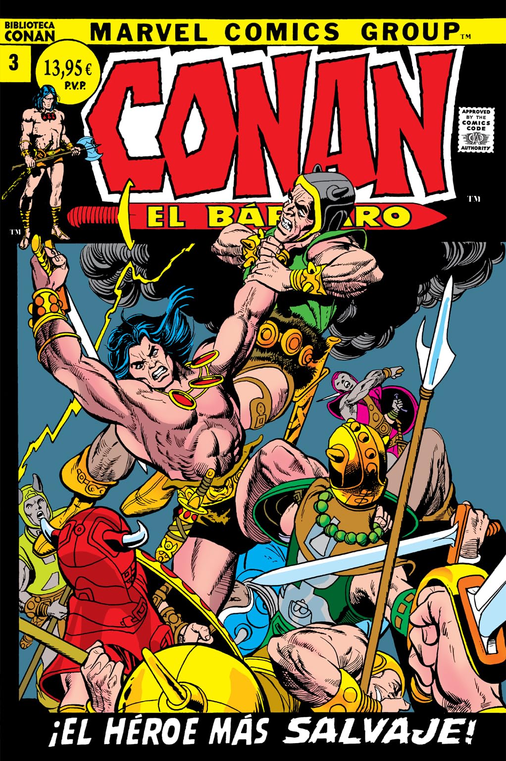 Libro: Biblioteca conan el bárbaro 3. 1971-72: conan the barbarian 11-15 usa