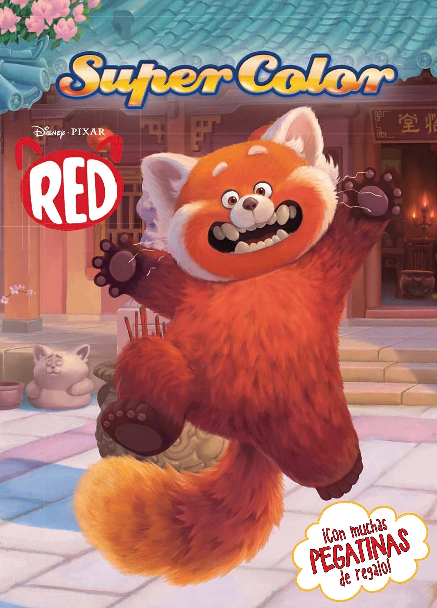 Libro: Red. Supercolor: Libro para colorear con pegatinas (Disney. Red)