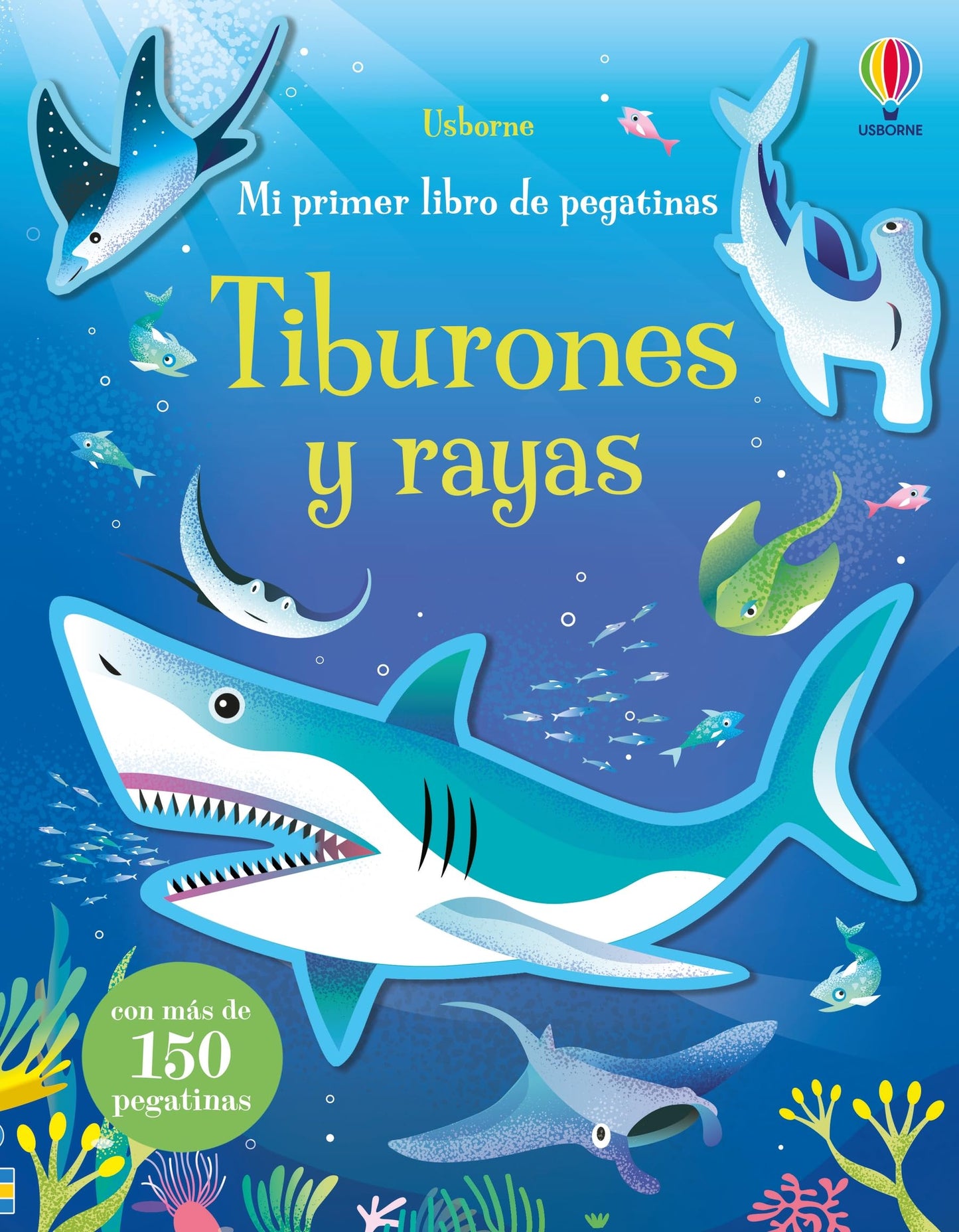 Libro: Tiburones y rayas (Mi primer libro de pegatinas)