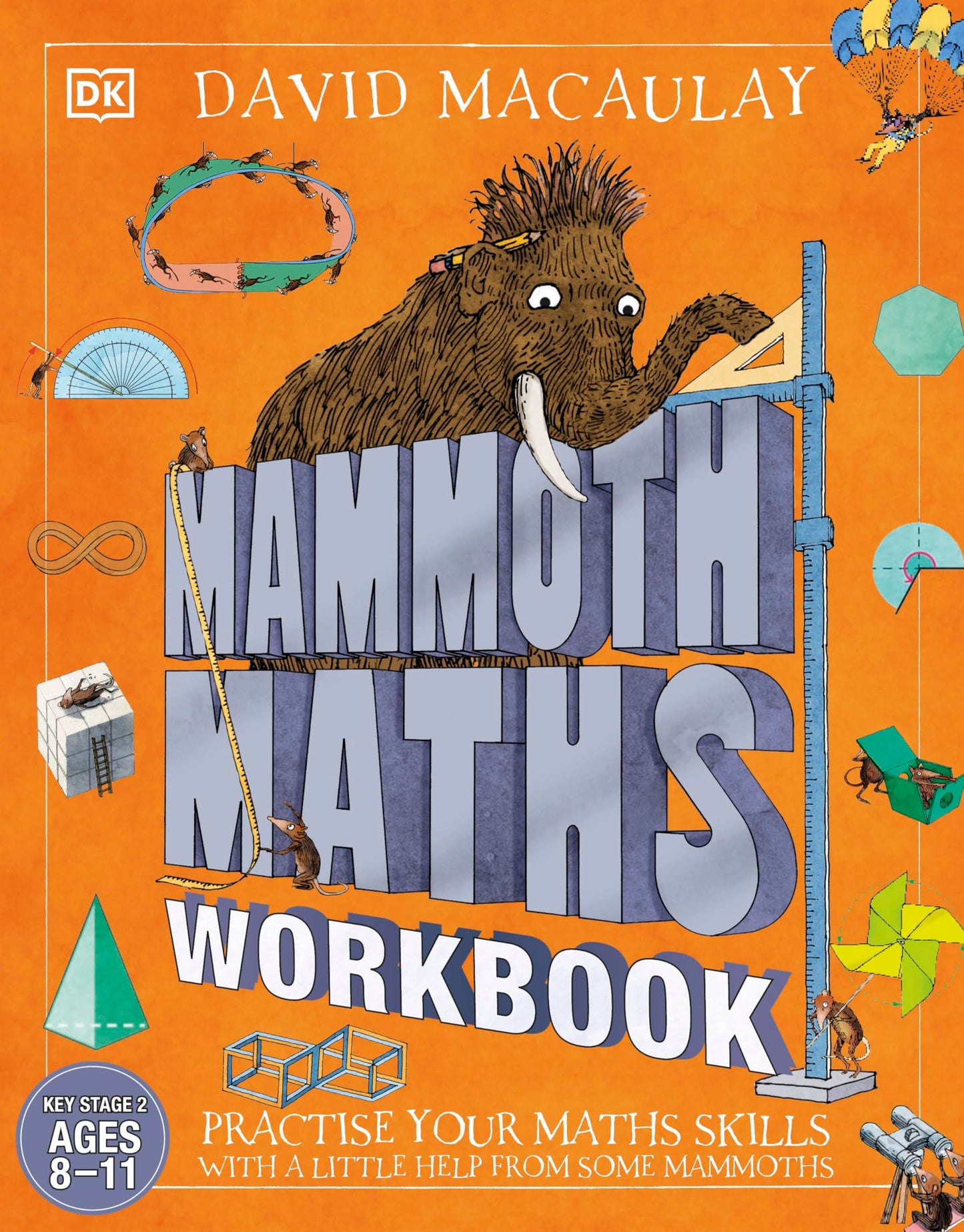 Libro: DK Children Mammoth Maths Workbook Practise Your Maths Skills with a Little Help from Some Mammoths (DK David Macauley How Things Work).