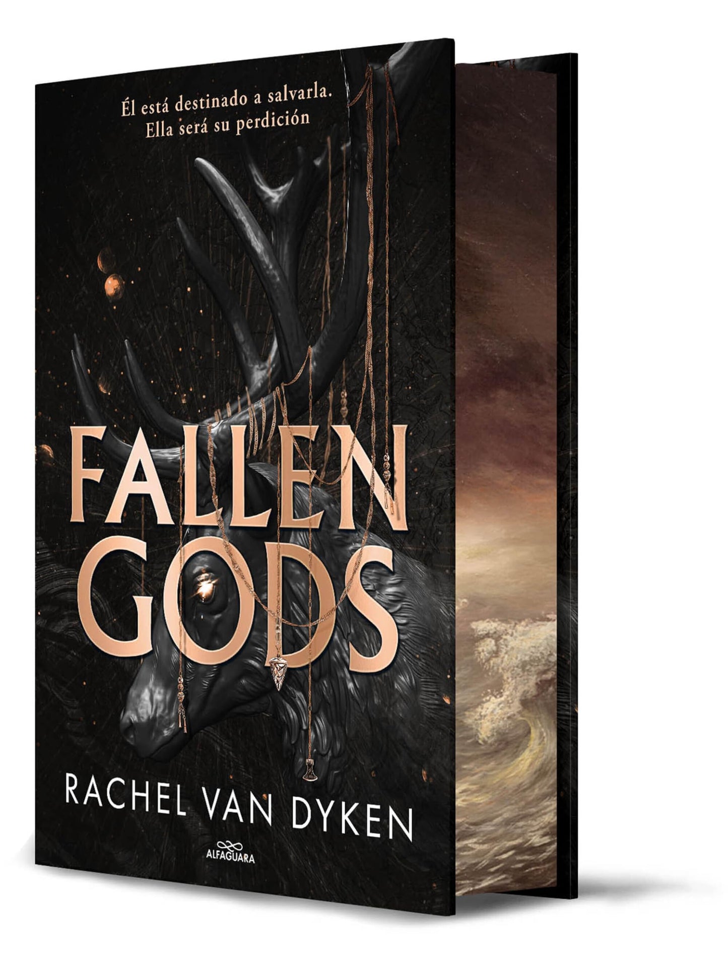 Libro: Fallen Gods (edición especial en tapa dura y con cantos tintados) (Hilos del destino 1): Él está destinado a salvarla. Ella será su perdición (Sin límites)