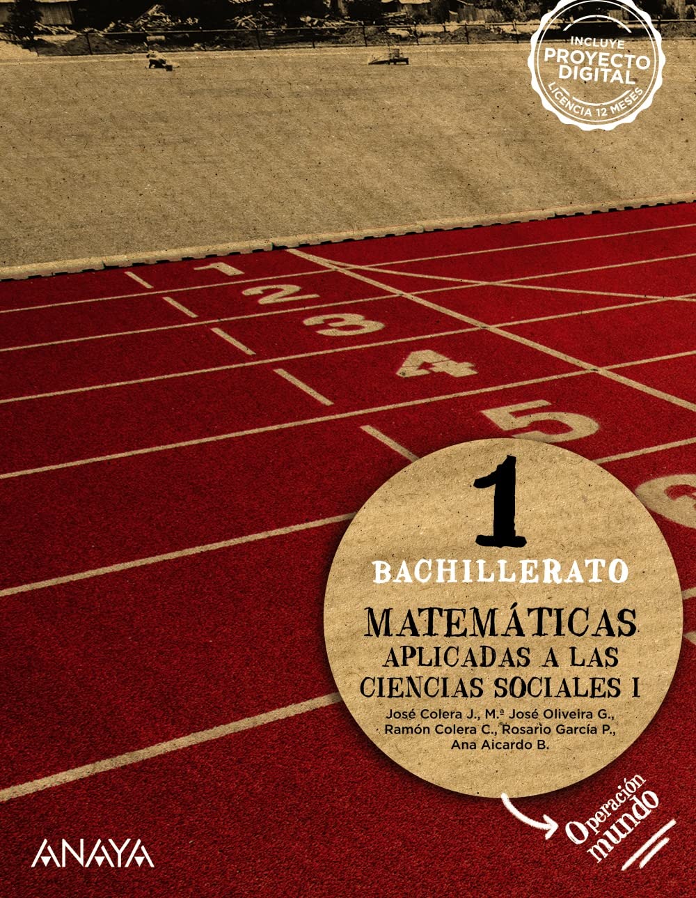 Libro: Matemáticas aplicadas a las Ciencias Sociales I.