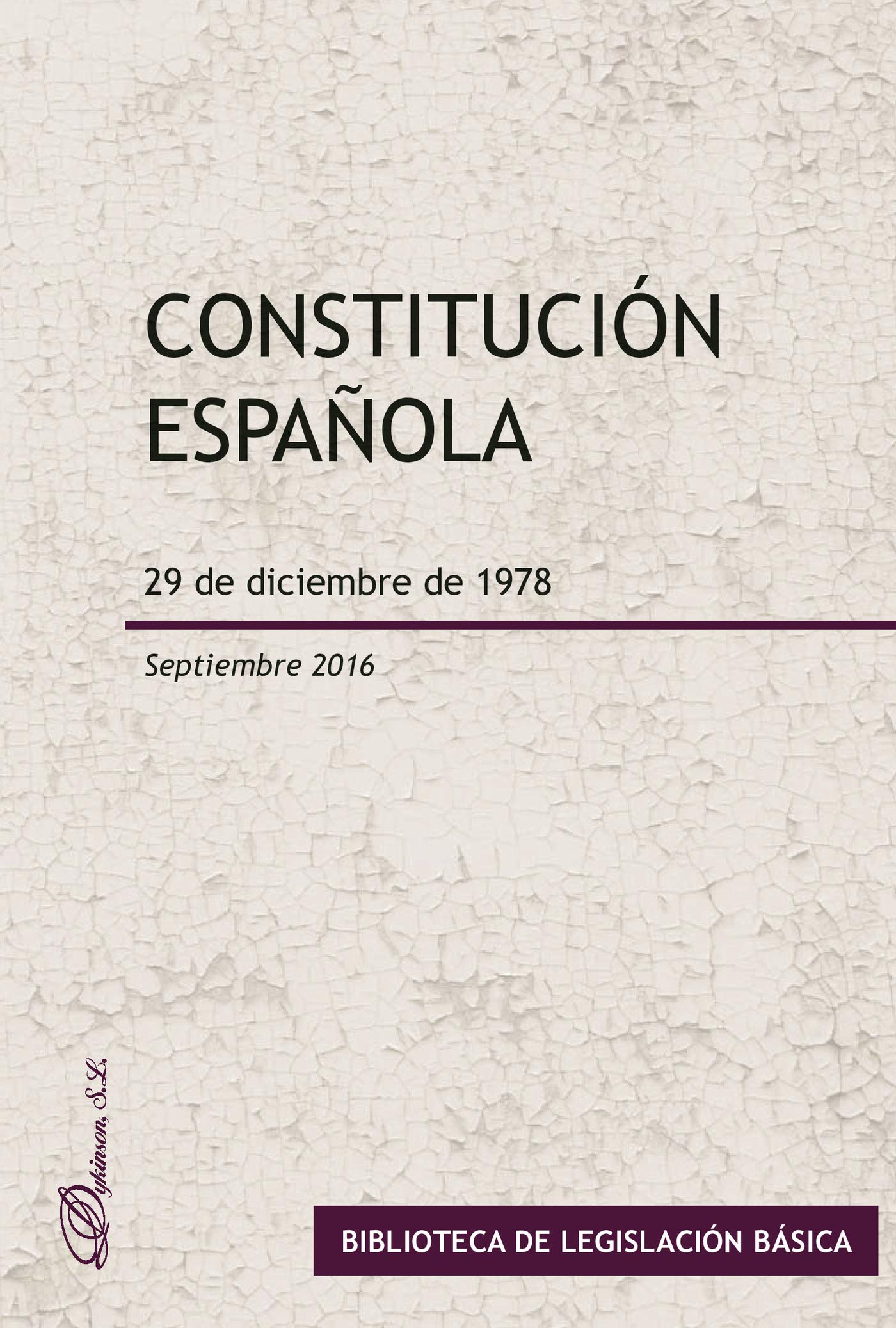 Constitución española. 29 de diciembre de 1978. 42614 (SIN COLECCION)