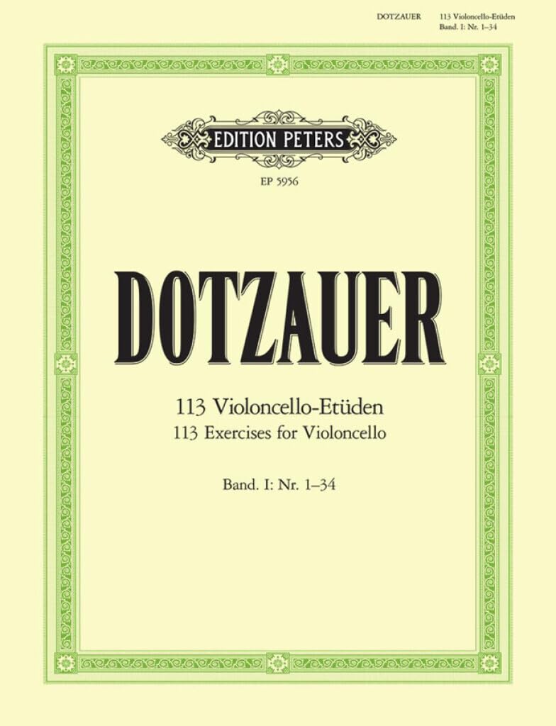 Libro: Etudes(113) 1 violoncelle