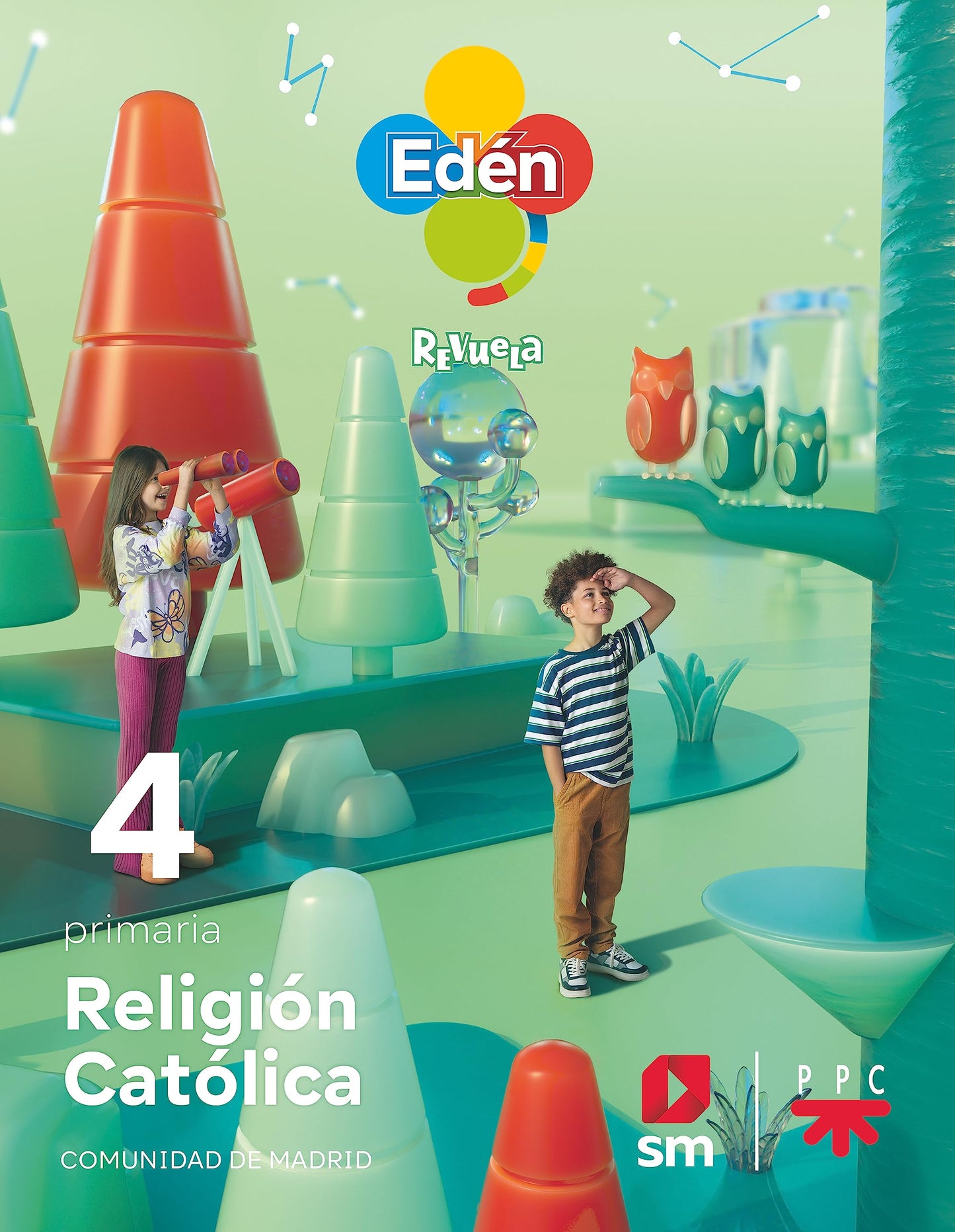 Libro: Religión católica. 4 Primaria. Edén. Revuela. Comunidad de Madrid