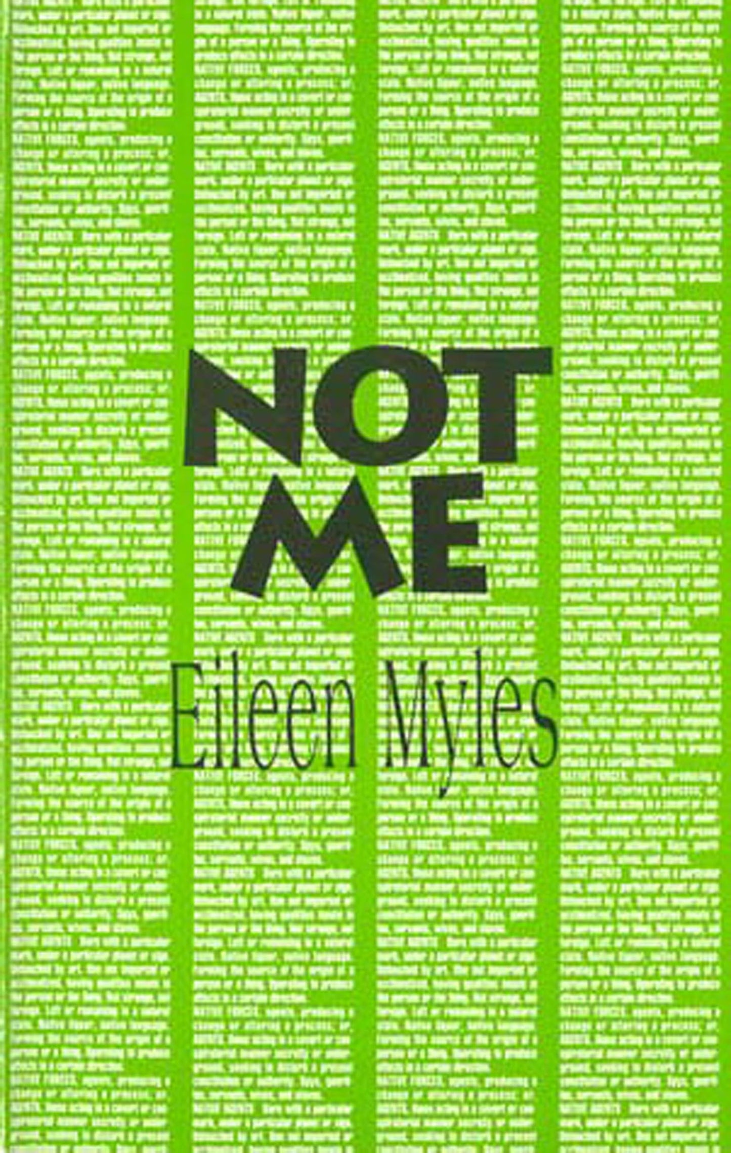 Libro: Not Me (Native Agents)
