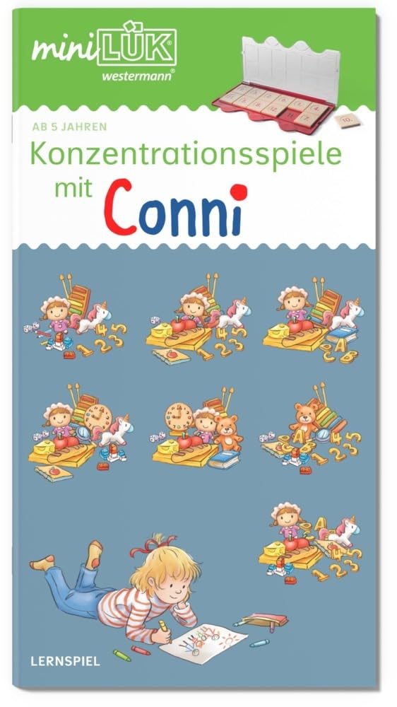 Libro: miniLÜK. Vorschule/ 1. Klasse Konzentrationsspiele mit Conni