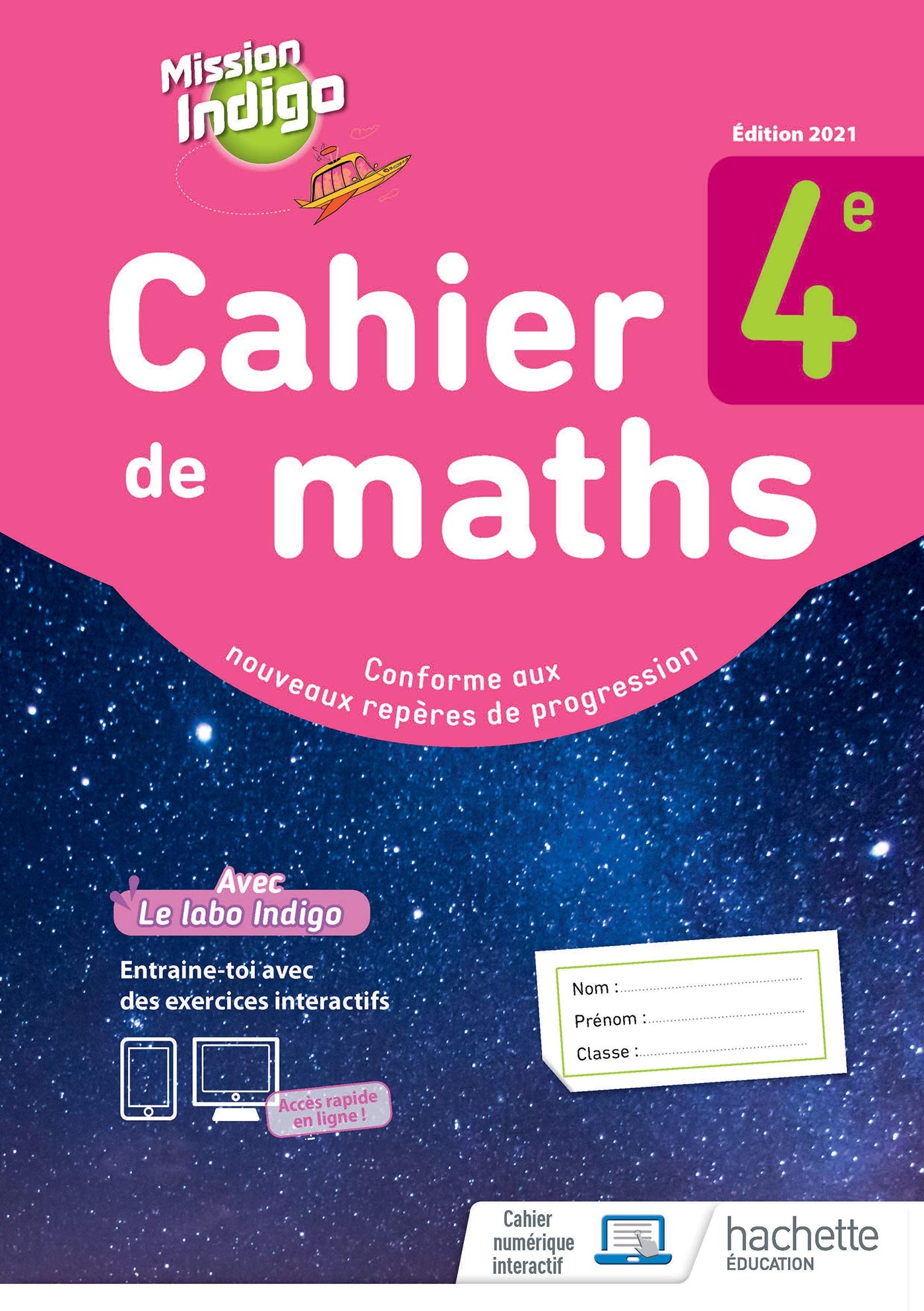 Libro: Mission Indigo 4e - cahier d'activités - Ed. 2021