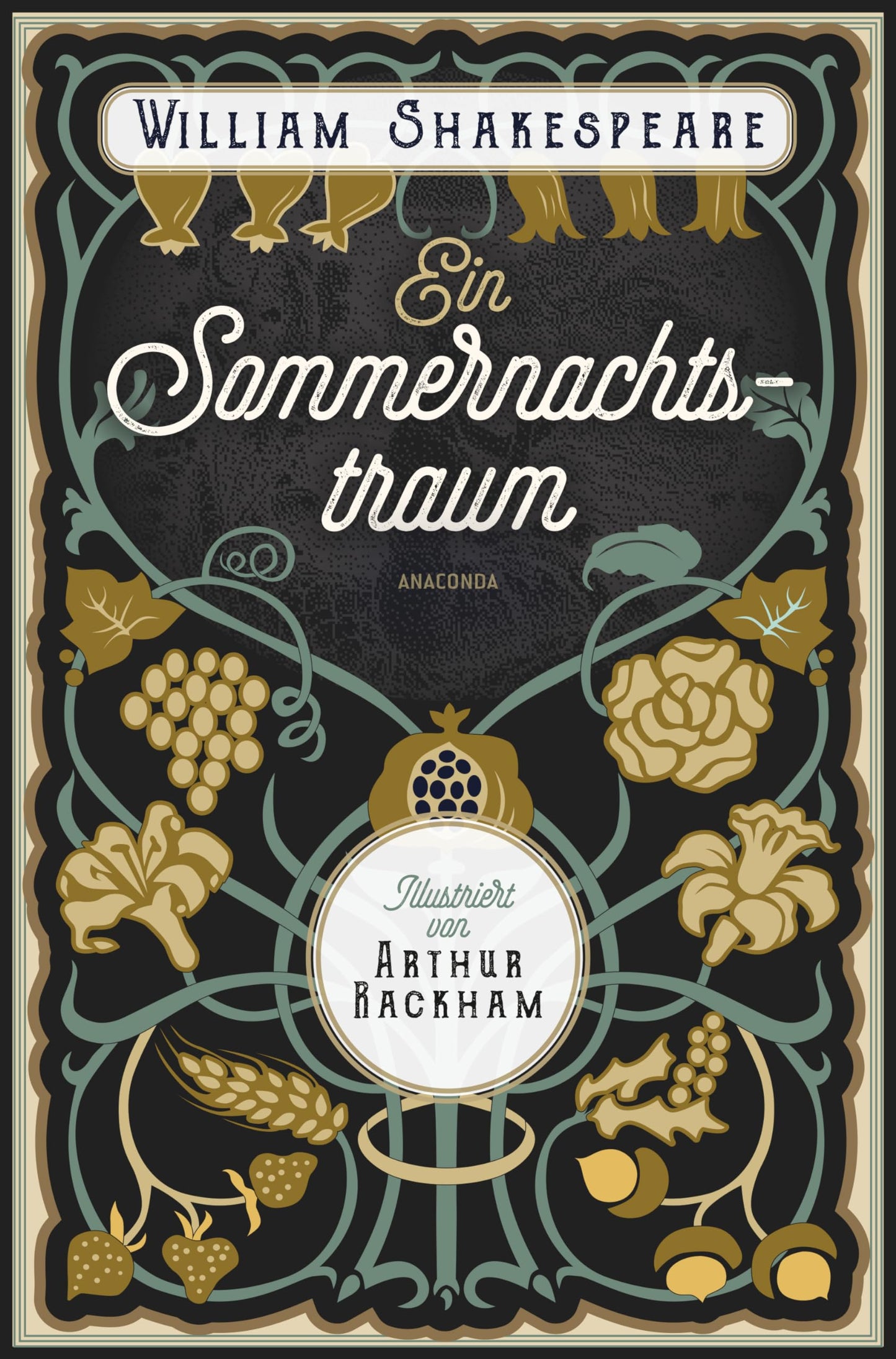 Libro: Ein Sommernachtstraum. Illustriert von Arthur Rackham