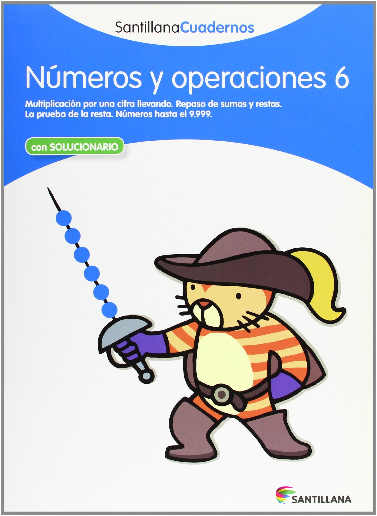 Libro: NUMEROS Y OPERACIONES 6 SANTILLANA CUADERNOS