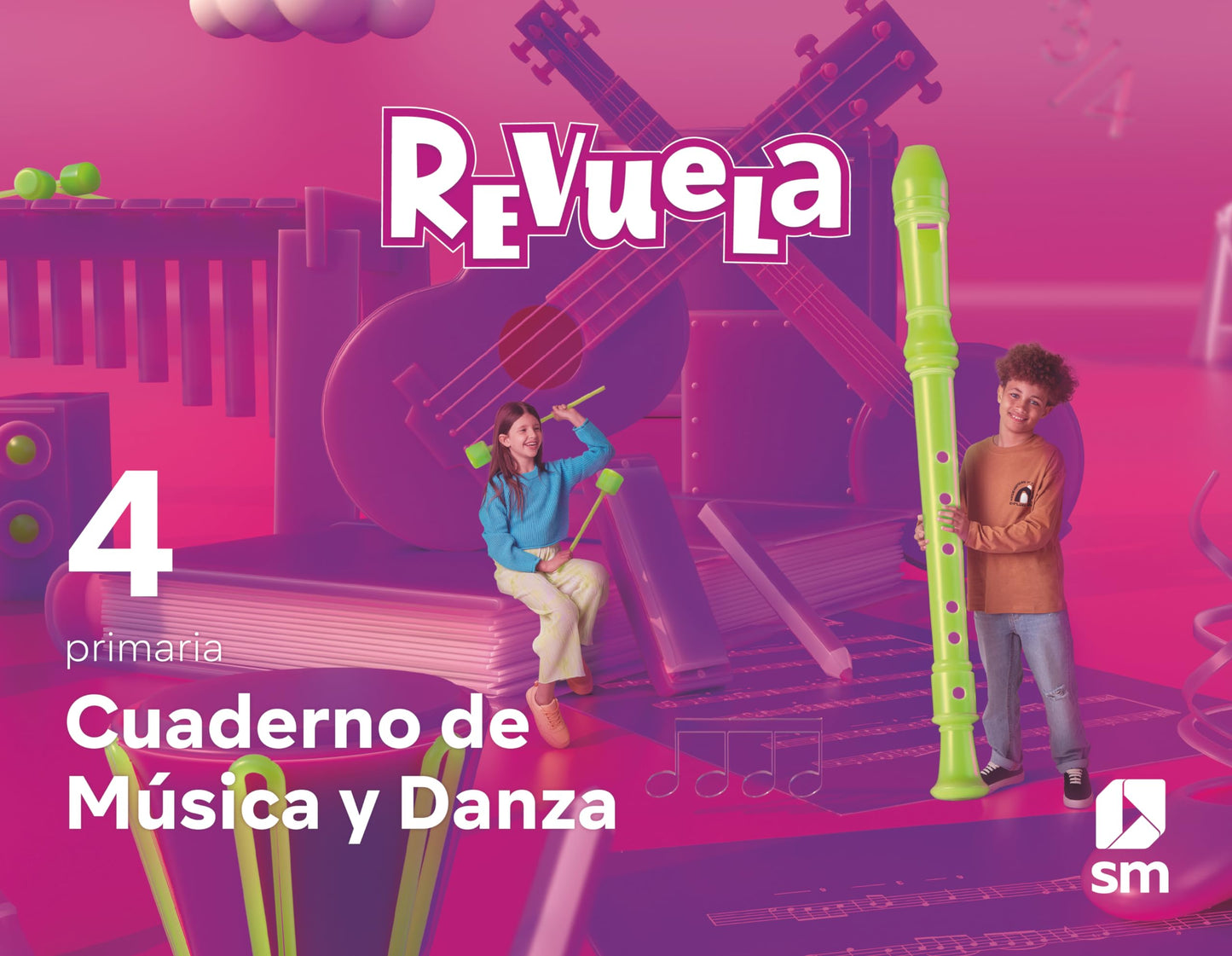 Libro: Cuaderno de Música y Danza. 4 Primaria. Revuela