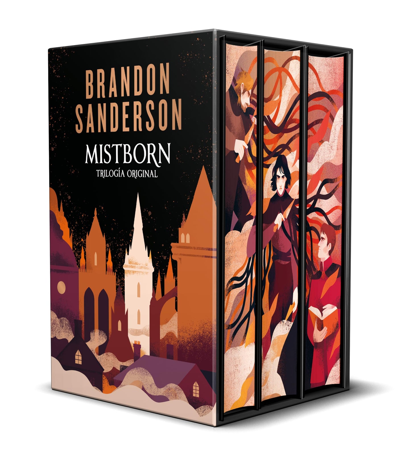Mistborn - Trilogía original (edición limitada especial estuche): (contiene: Nacidos de la Bruma | El Pozo de la Ascensión | El Héroe de las Eras): 1;2;3 (Campaña edición con cantos tintados)