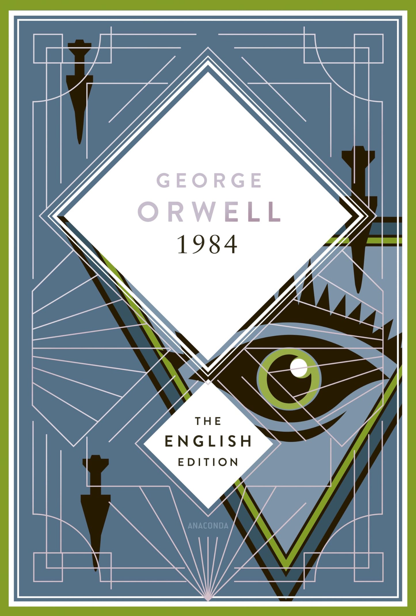 Orwell - 1984 / Nineteen Eighty-Four. English Edition: A special edition hardcover embossed with silver foil: 3