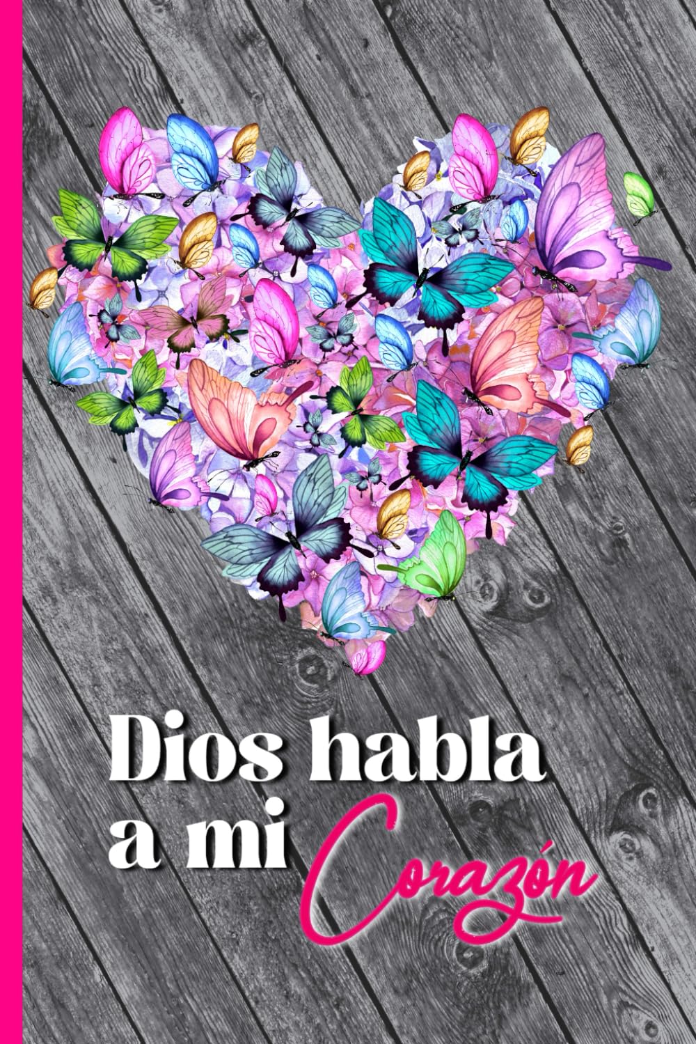 Libro: Libreta de Apuntes: Dios habla a mi Corazón: Cuaderno para Iglesia | Diario para tus Oraciones |Regalo Cristiano para Mujeres con Mariposas