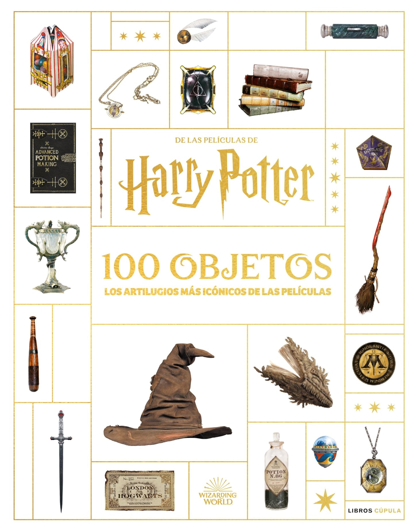 Libro: Harry Potter en 100 objetos: Los artilugios más icónicos de las películas