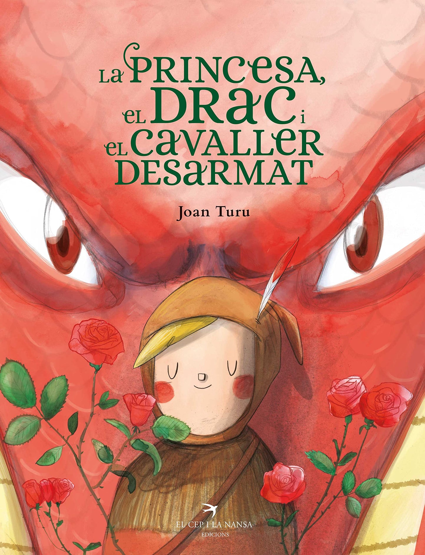 Libro: La princesa, el drac i el cavaller desarmat. Una altra mirada a la llegenda de Sant Jordi. Joan Turu. +5 anys. Llibre de cartoné. (Tresors)