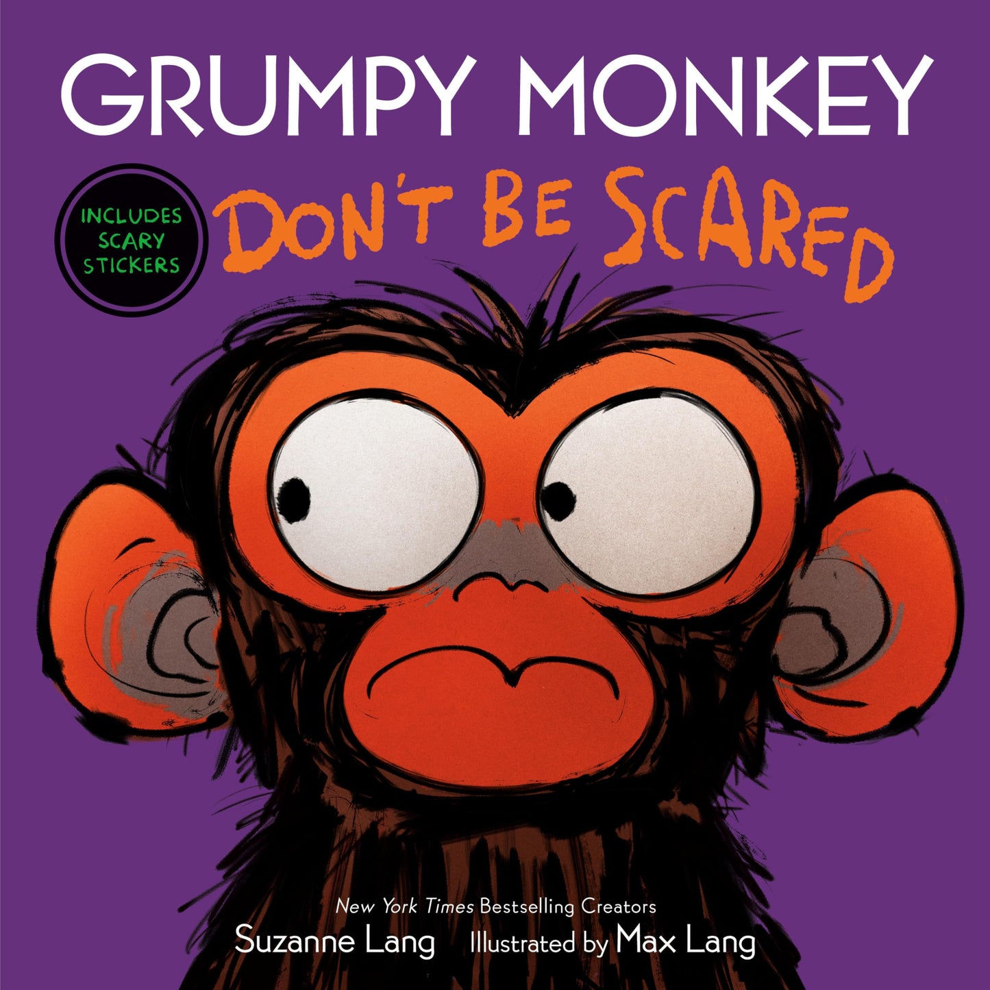 Libro: Grumpy Monkey Don't Be Scared: Includes Scary Stickers